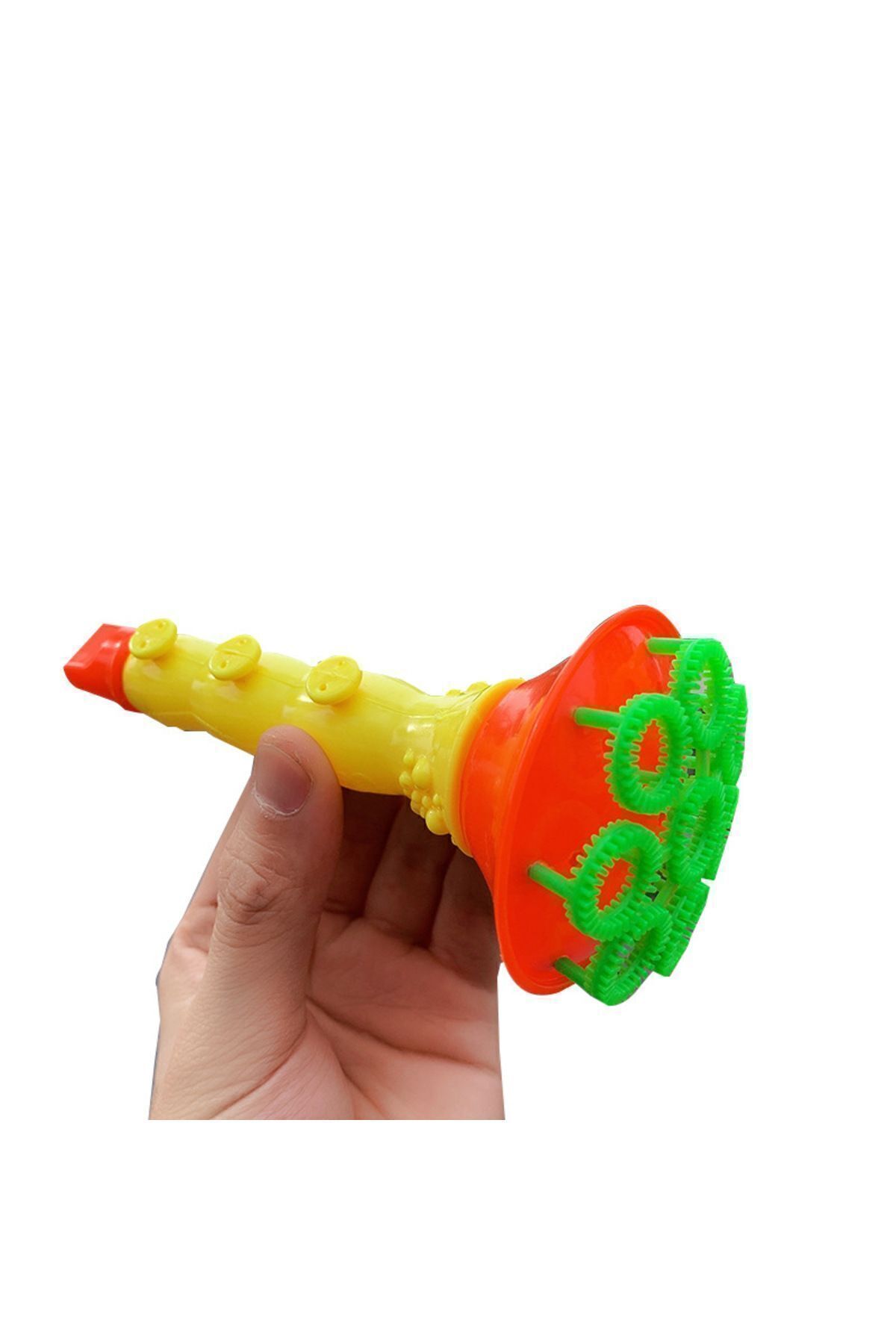 Bundeba Üflemeli Köpük Baloncuk Yapma Seti Balon Çıkaran Oyuncak Borazan Doğum Günü Karne Hediyesi fotoğrafı 4 (önizleme)