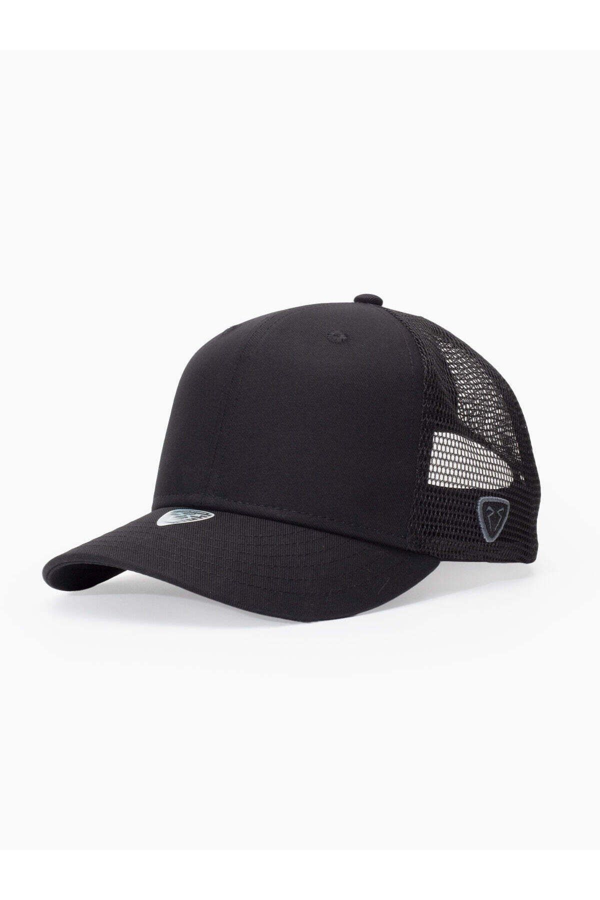 Rust&Rich KAdın Erkek Siyah Baseball Cap Curved Visor Timeless Collection Casual