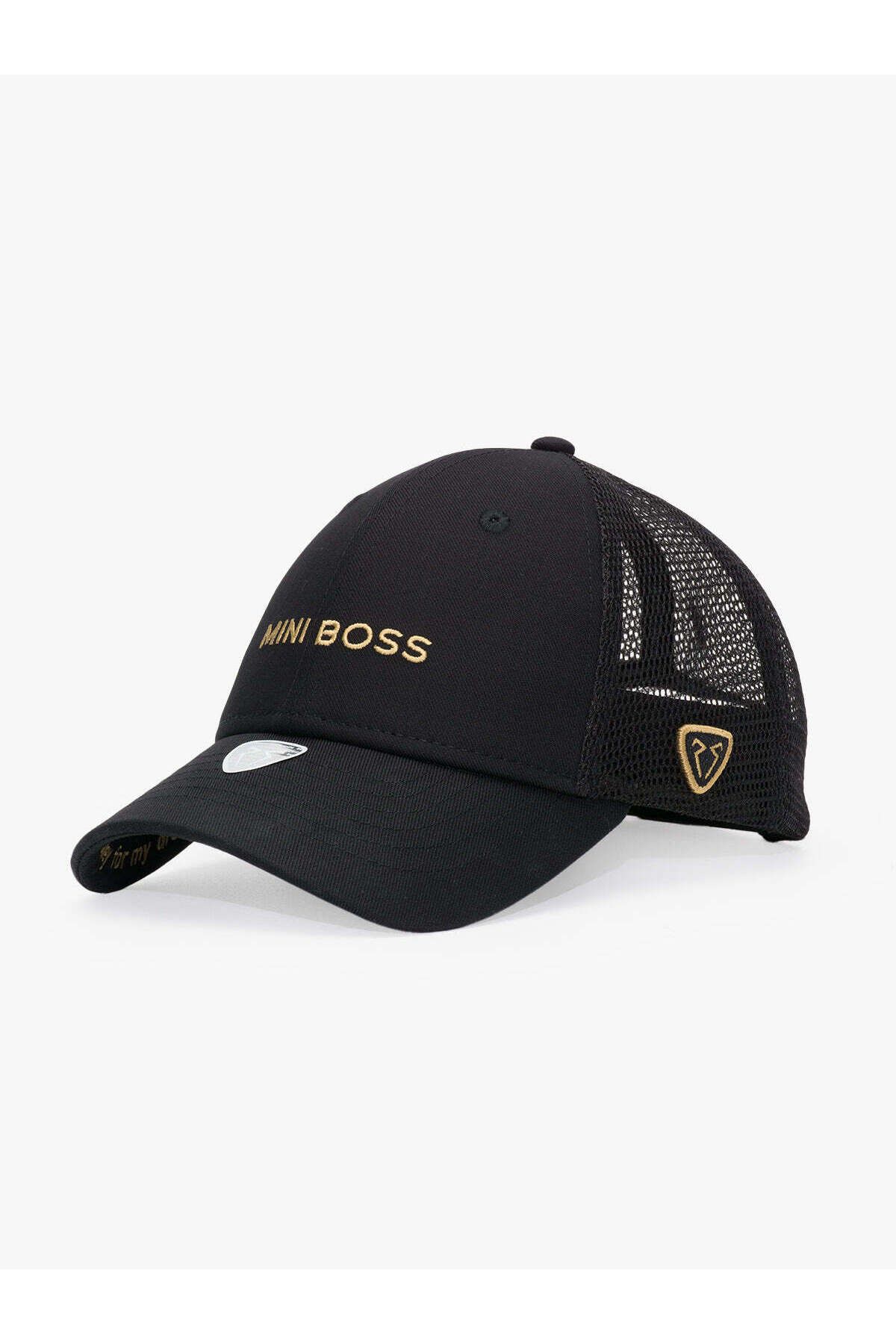 Rust&Rich Kadın Erkek Siyah Gold Baseball Cap Timeless Collection