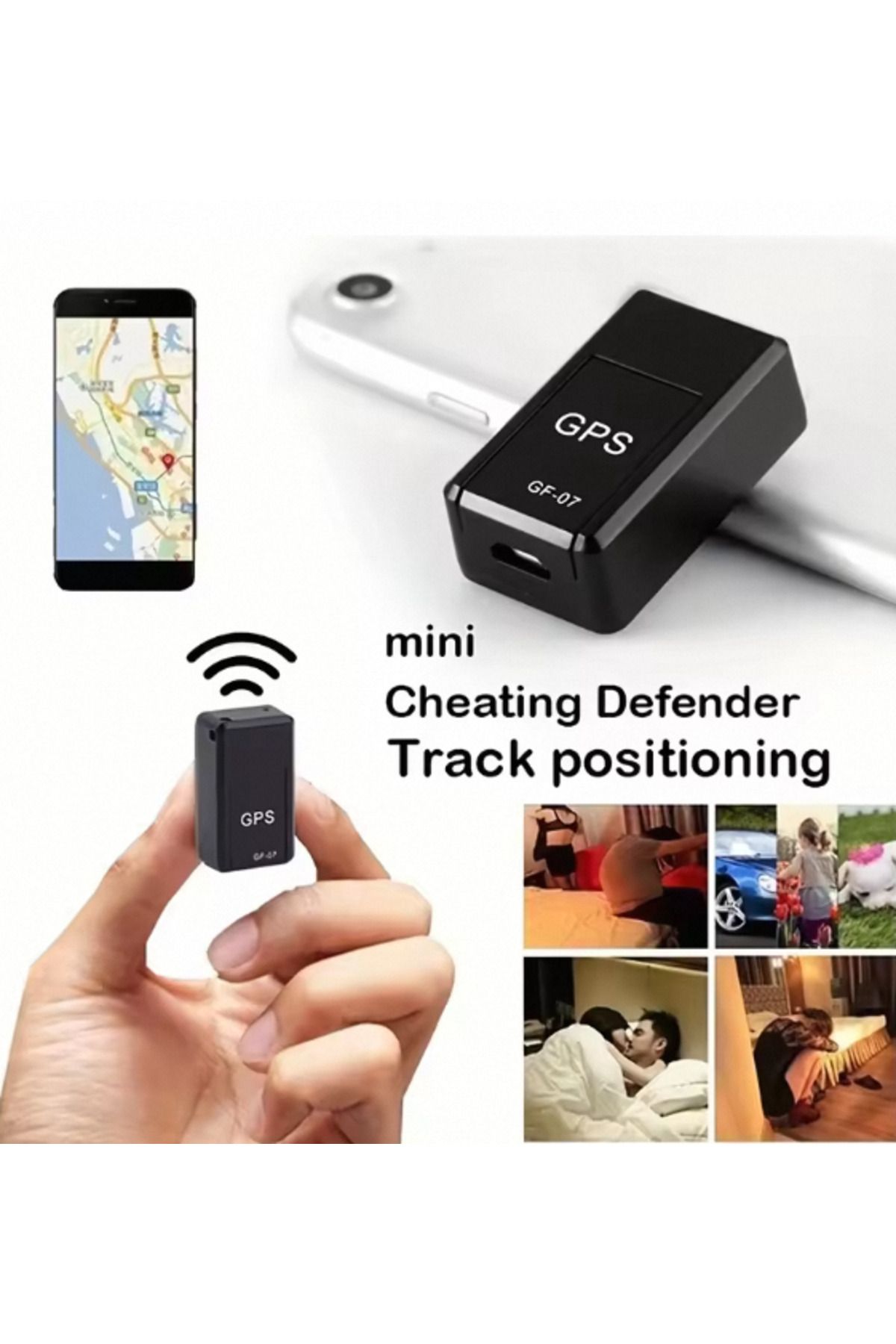 Choice-GF07 GPS Positioner GF-07 Accurate and Convenient Small Positioner Easy to Install in Car Vehicles R 3