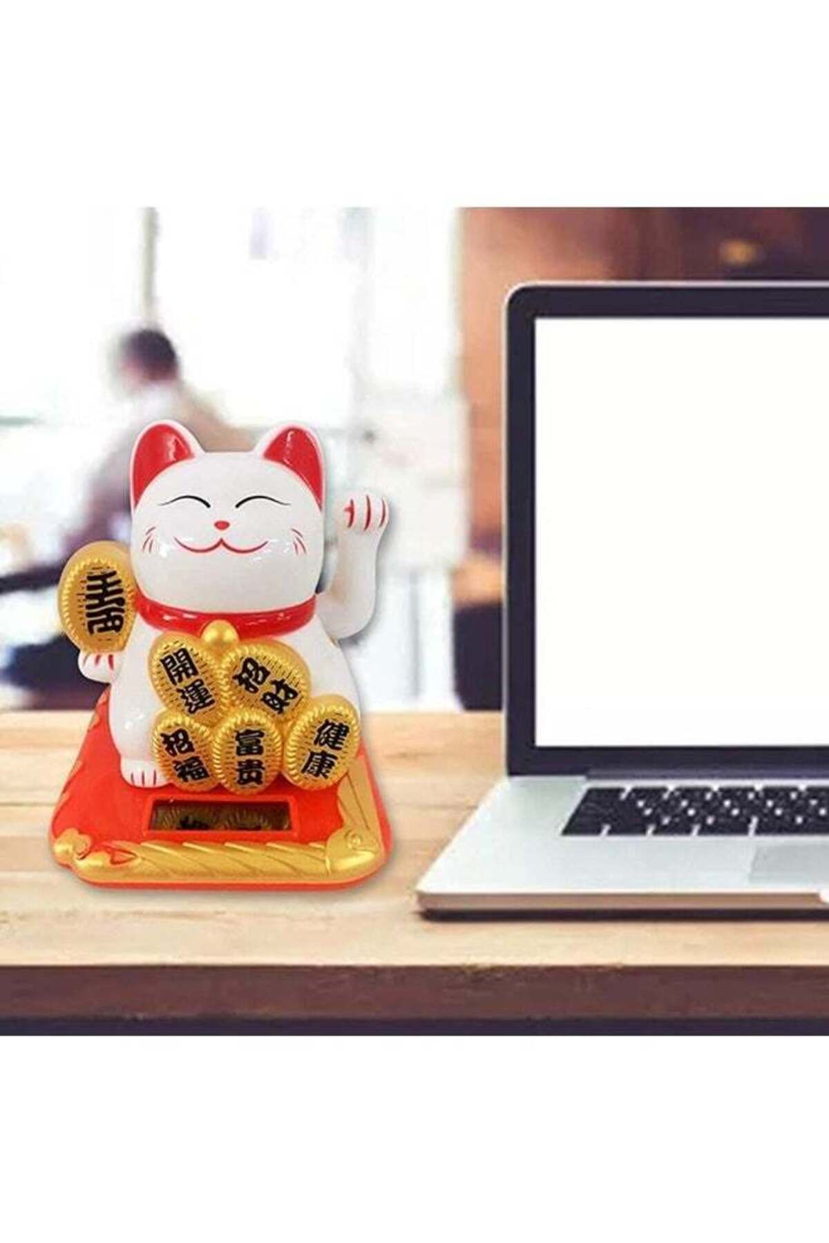 fulina-Lucky Cat Ornaments, Symbolizing Happiness, Wealth and Good Luck, Suitable for Shops and Restaurants 3