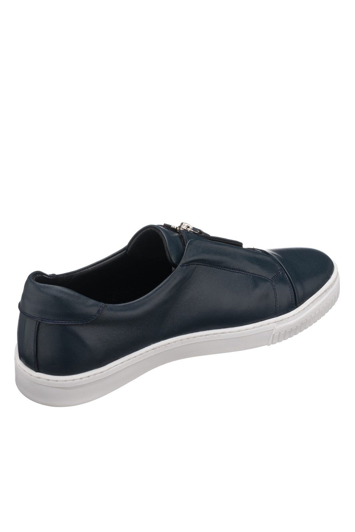 İriadam-45-46-47-48-49-50 Number Yusuf-01 Navy Blue Leather Casual Sports Shoes Comfortable Wide Mold New Season 4
