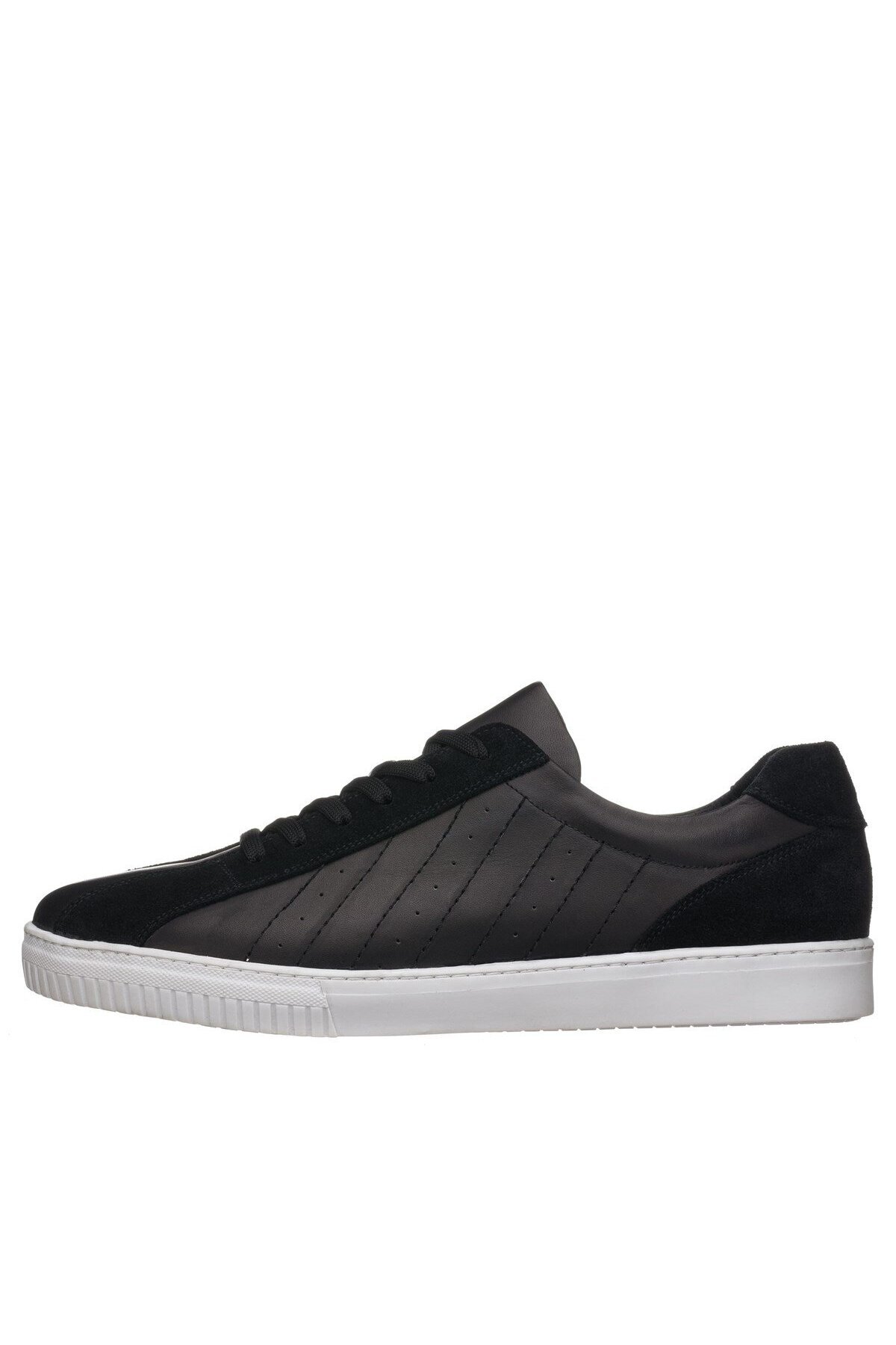 İriadam-Kaan-01 Black Leather Large Size Sneakers 2