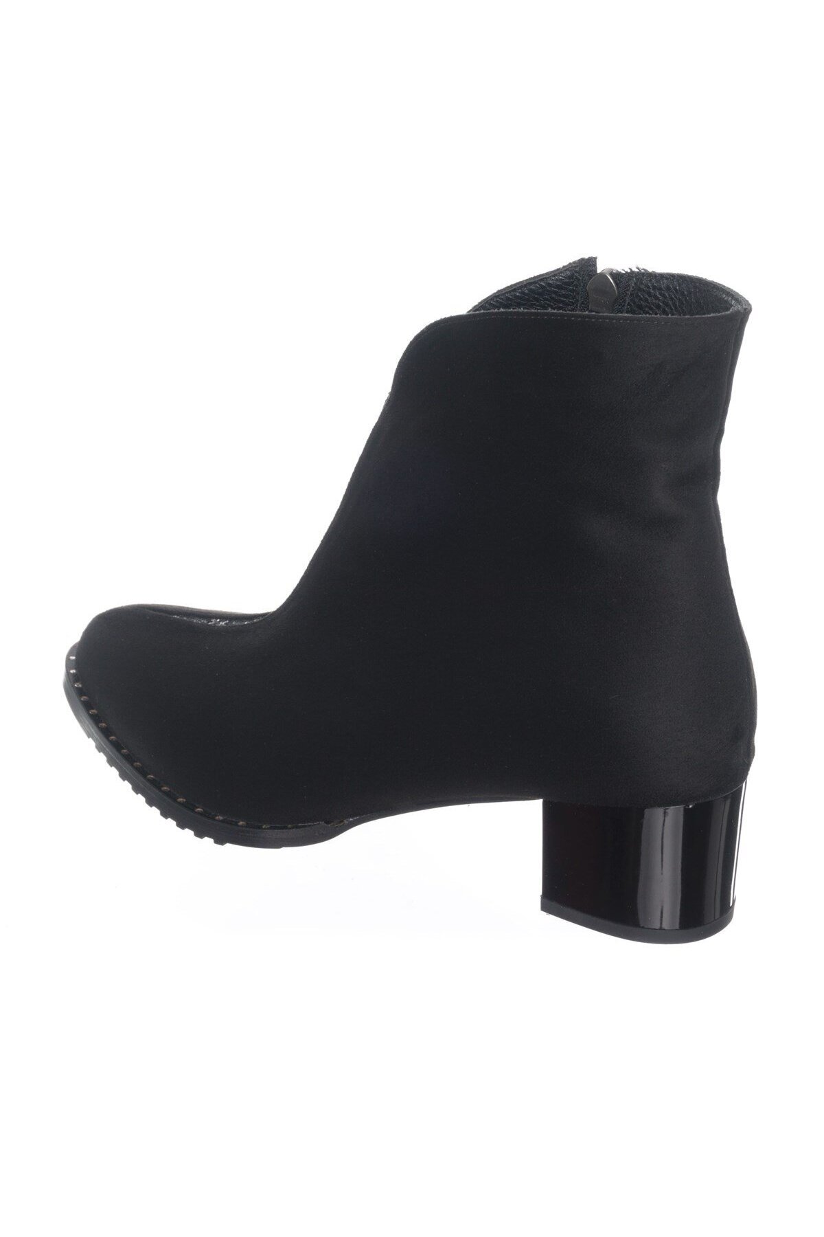 İriadam-41-42-43-44 Size K541 Black Suede Large Size Women's Boots 4