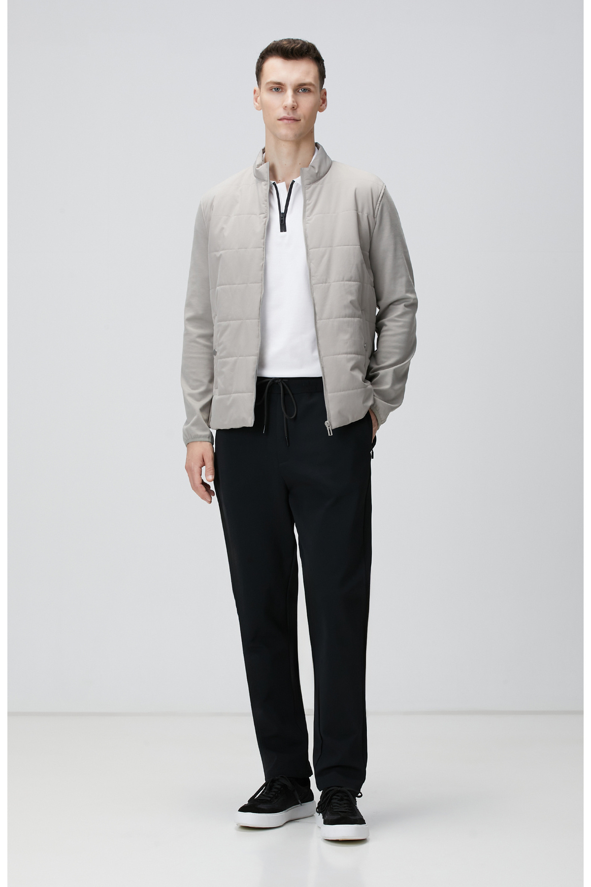 نتورک شلوار ورزشی مورب مشکی N-tech