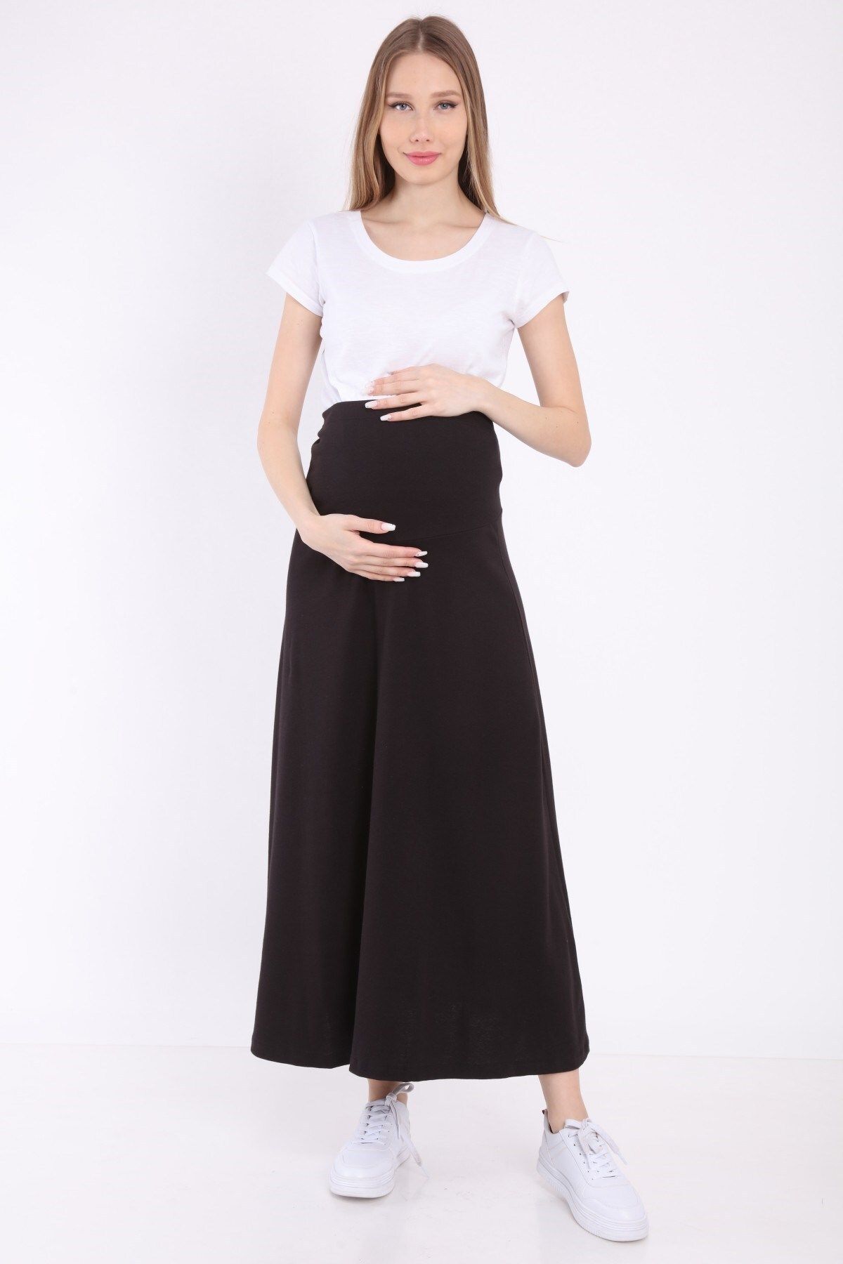 Luvmabelly-Myra9030 تنورة أمومة بخصر قابل للتعديل - أسود 2