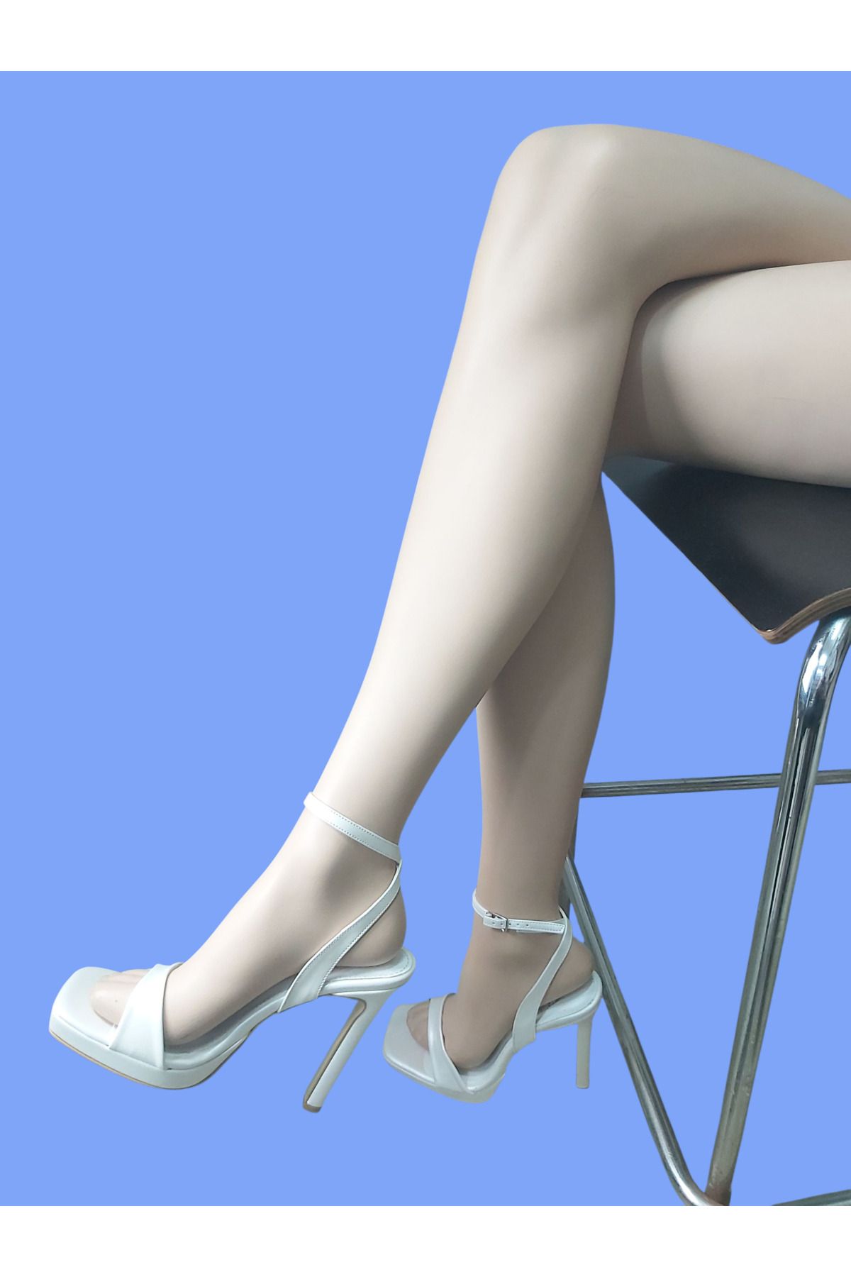 Escarpinshoes KADIN TOPUKLU PLATFORMLU YÜKSEK ŞIK ABİYE AYAKKABI