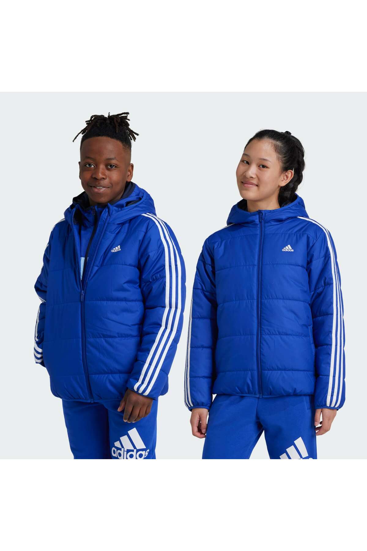 Essentials 3-Çizgili Dolgulu Ceket