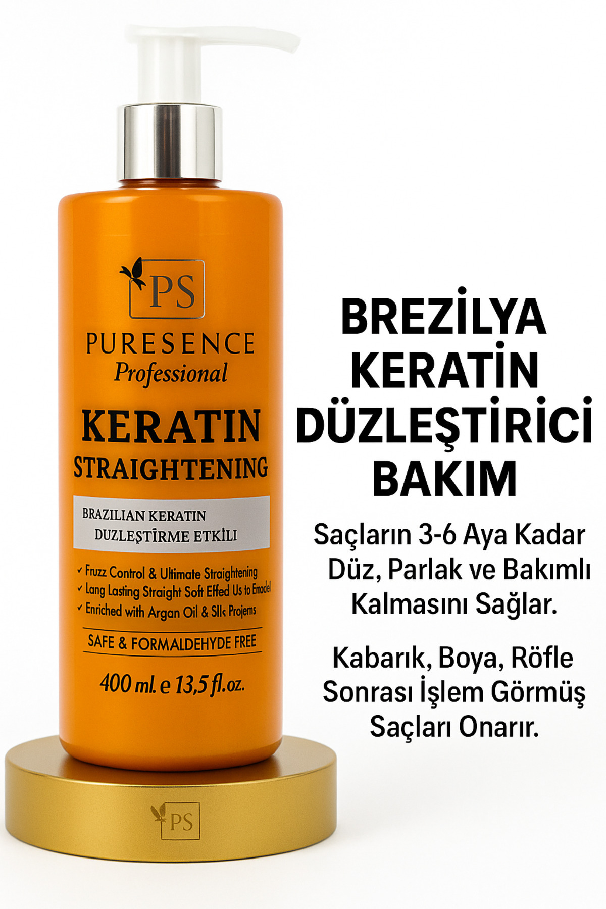PURESENCE Brezilya Fönü Keratini 400 ml. — krtn-400ml