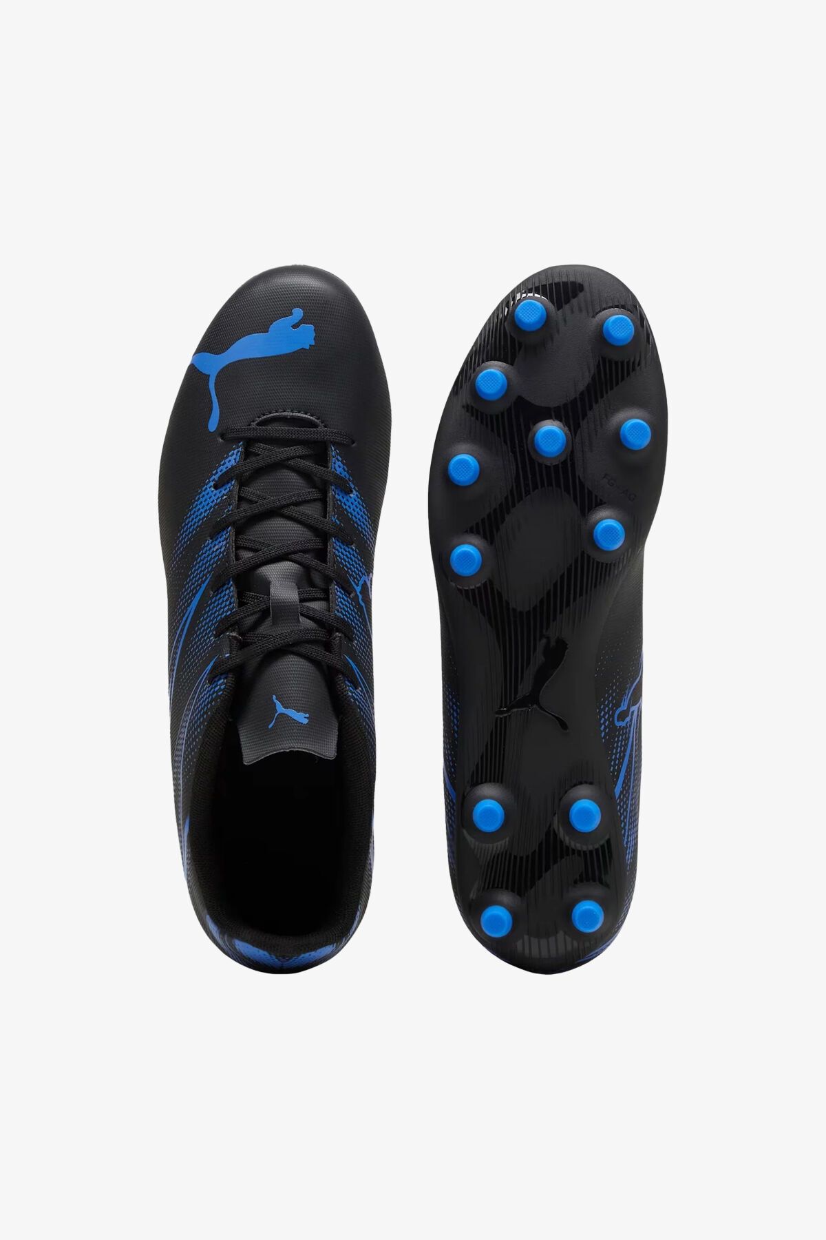 کرمپون مشکی مردانه سیاه و سفید آبی Attacanto FG Ag Crampon 107477 08 Puma