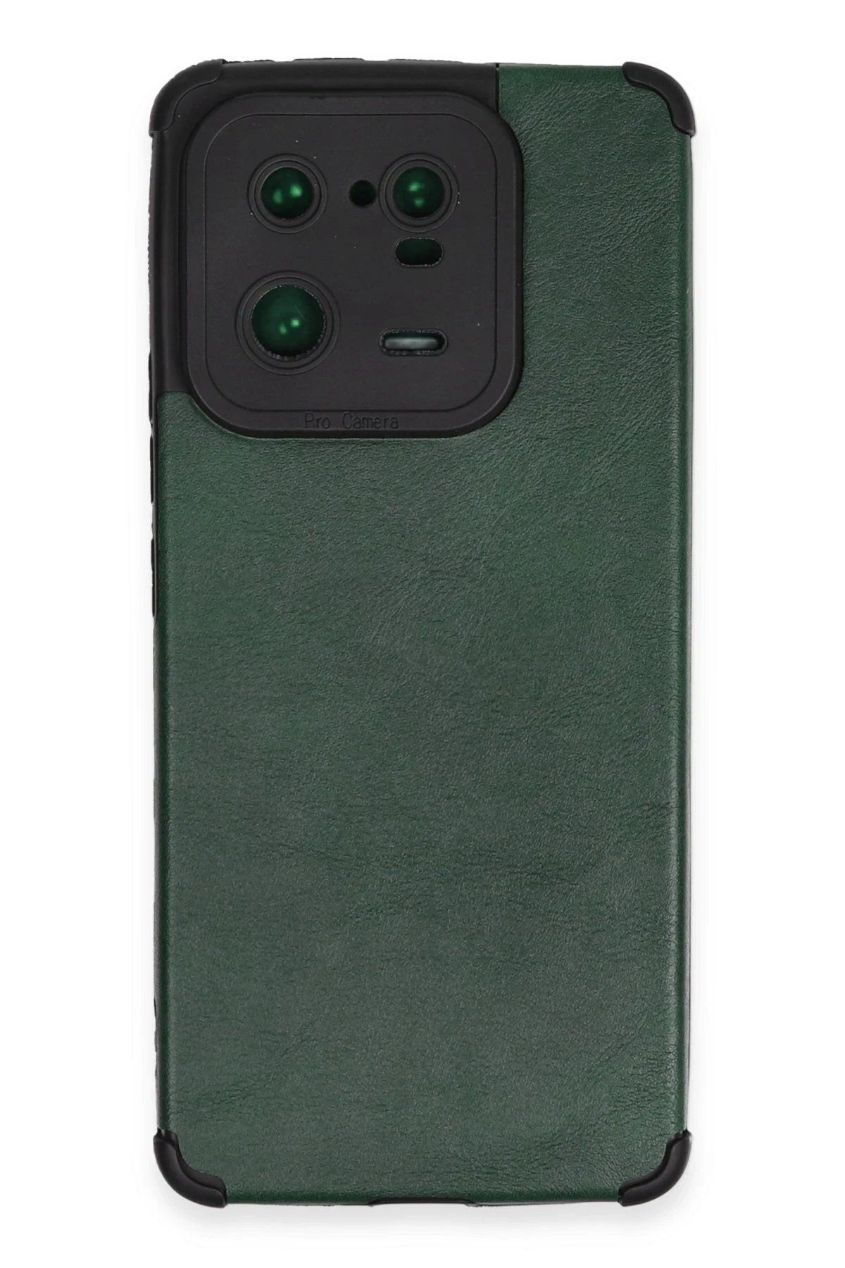 CepteToptan Newface Xiaomi Mi 13 Pro Kılıf Loop Deri Silikon - Yeşil