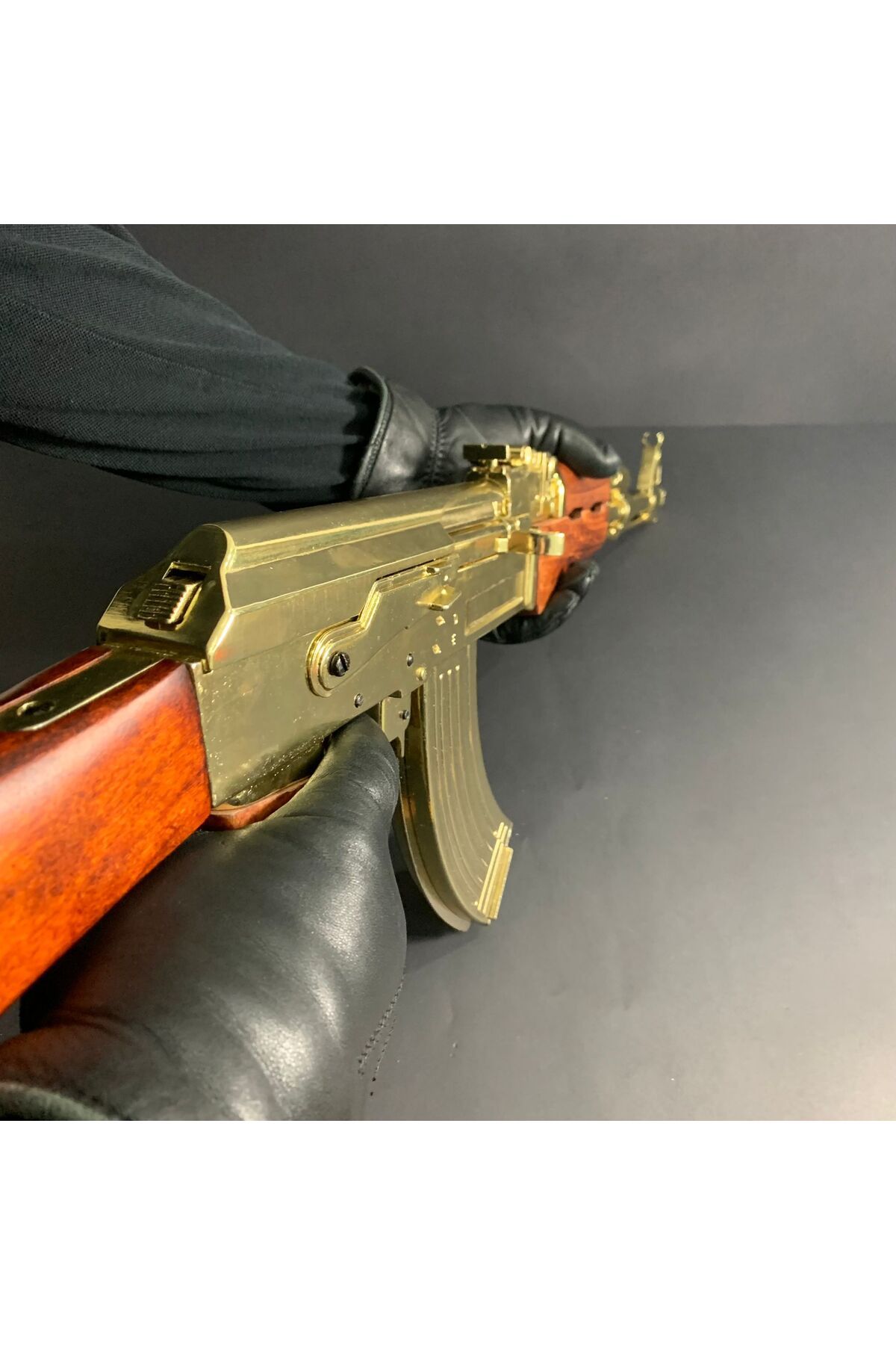 AresAltes AK-47 GOLD Rusya 🇷🇺 (1947) Dekoratif Koleksiyonluk Pahalı Oyuncak