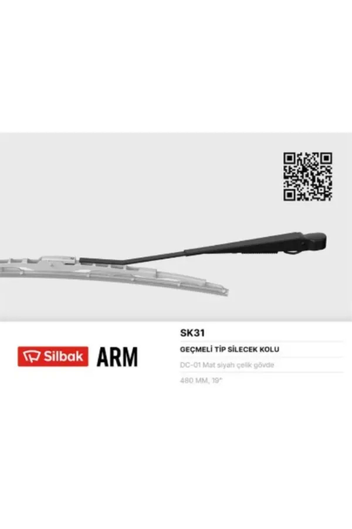 Silbak SILECEK UST KOLU 430MM MITSUBISHI CANTER FE449 (2 ADET)
