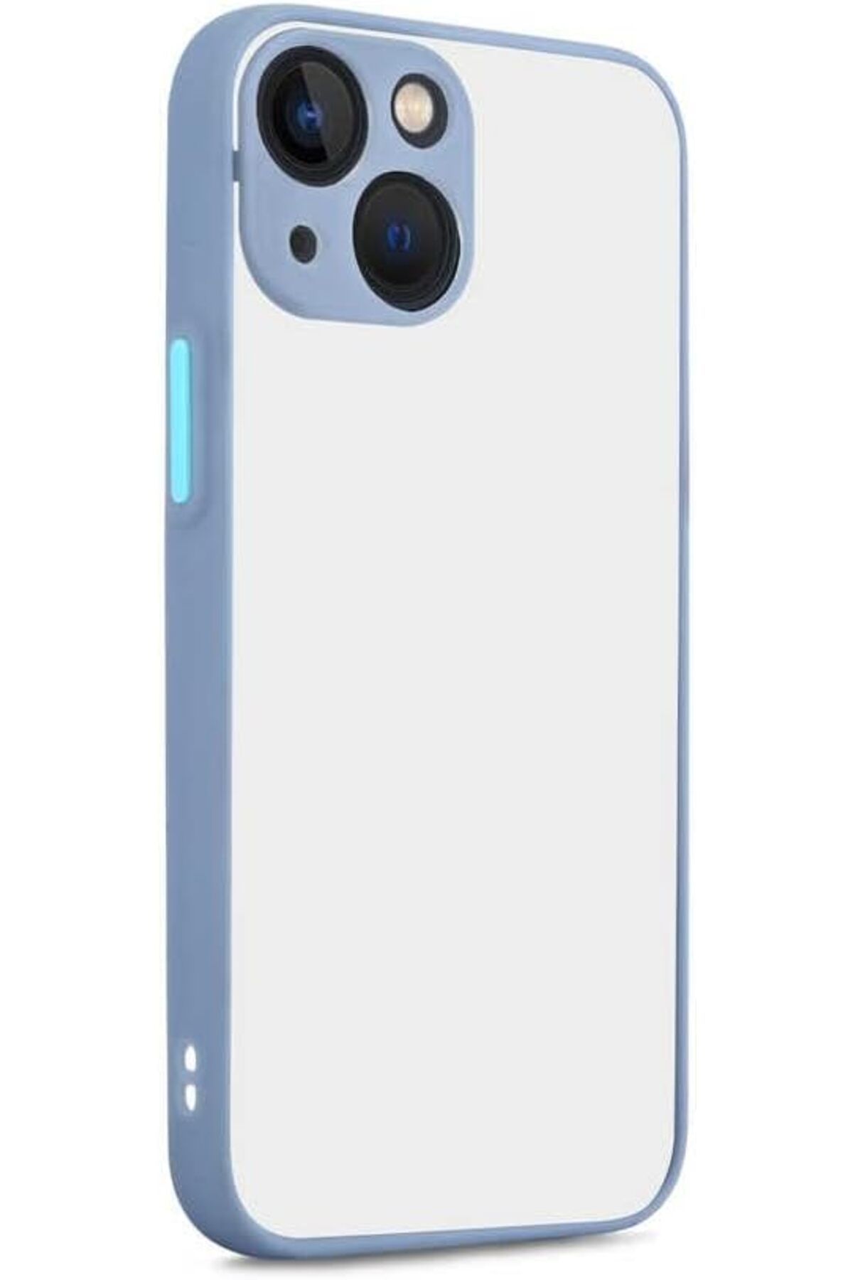 STOREMAX EMN GİYİM & AKSESUAR İphone 15 Plus (6.7) Uyumlu Kenarları Renkli Kamera Korumalı TPU Tran