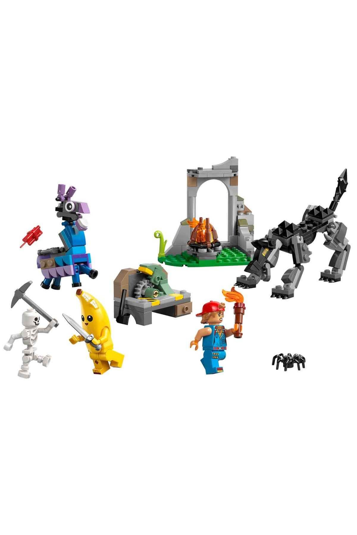 LEGO-Fortnite Camp of the Victorious and the Handyman Apprentice 77075 - Vi for Children from 7 Years and up 2