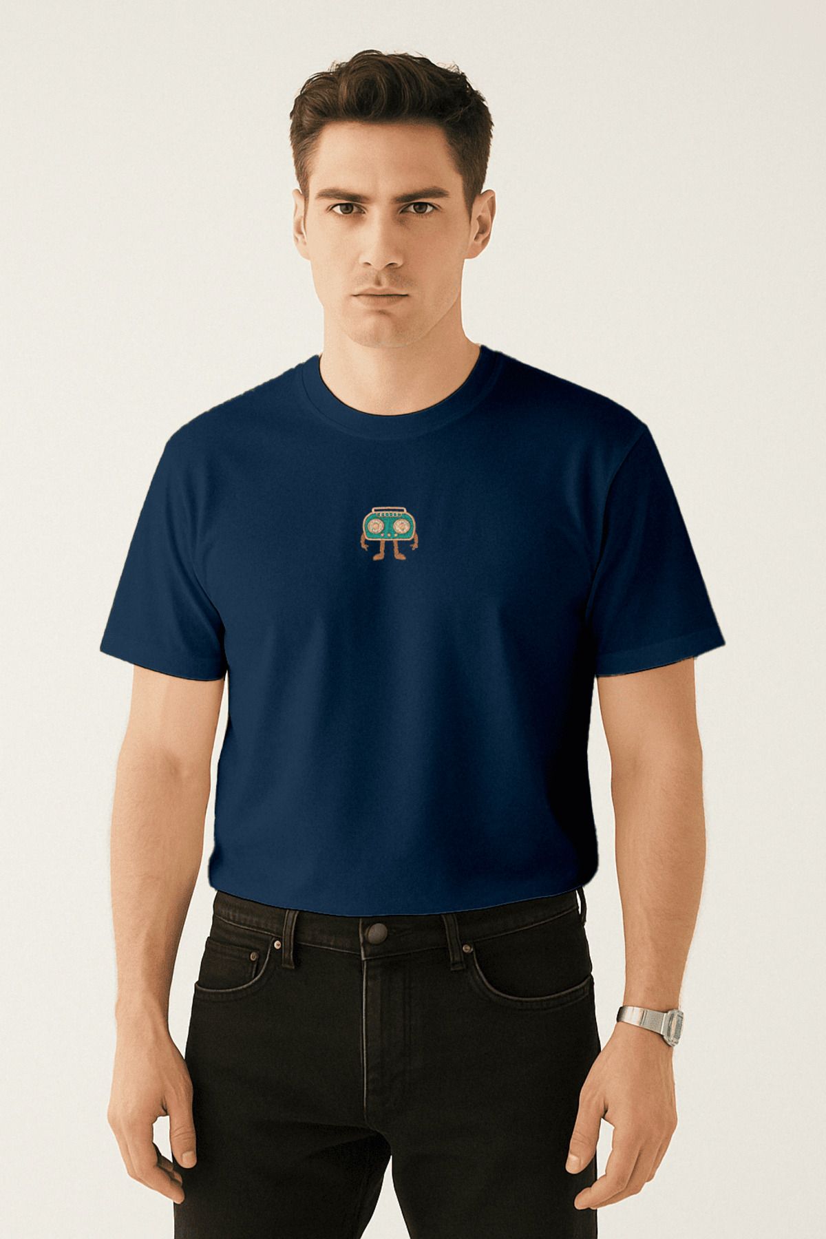 Vita Atelier 'Life Stream 2.0 ' Nakışlı, Erkek Regular Tshirt