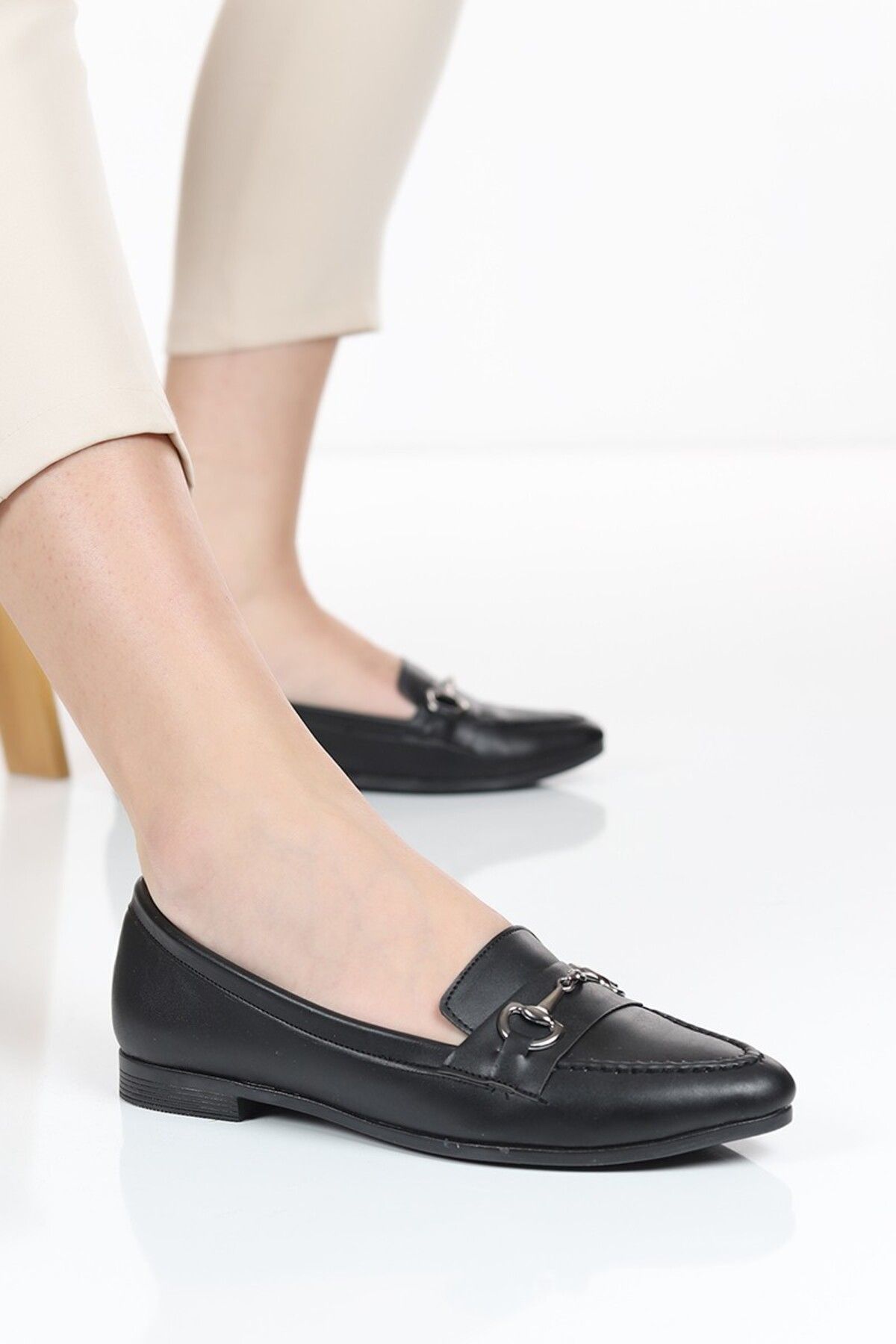 apelles Shoes Kadın Günlük Tokalı Babet