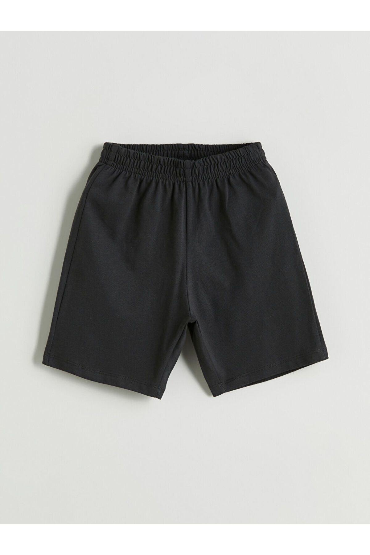 LC Waikiki-Ecru Striped Boy's Undershirt and Shorts 2-Piece 5