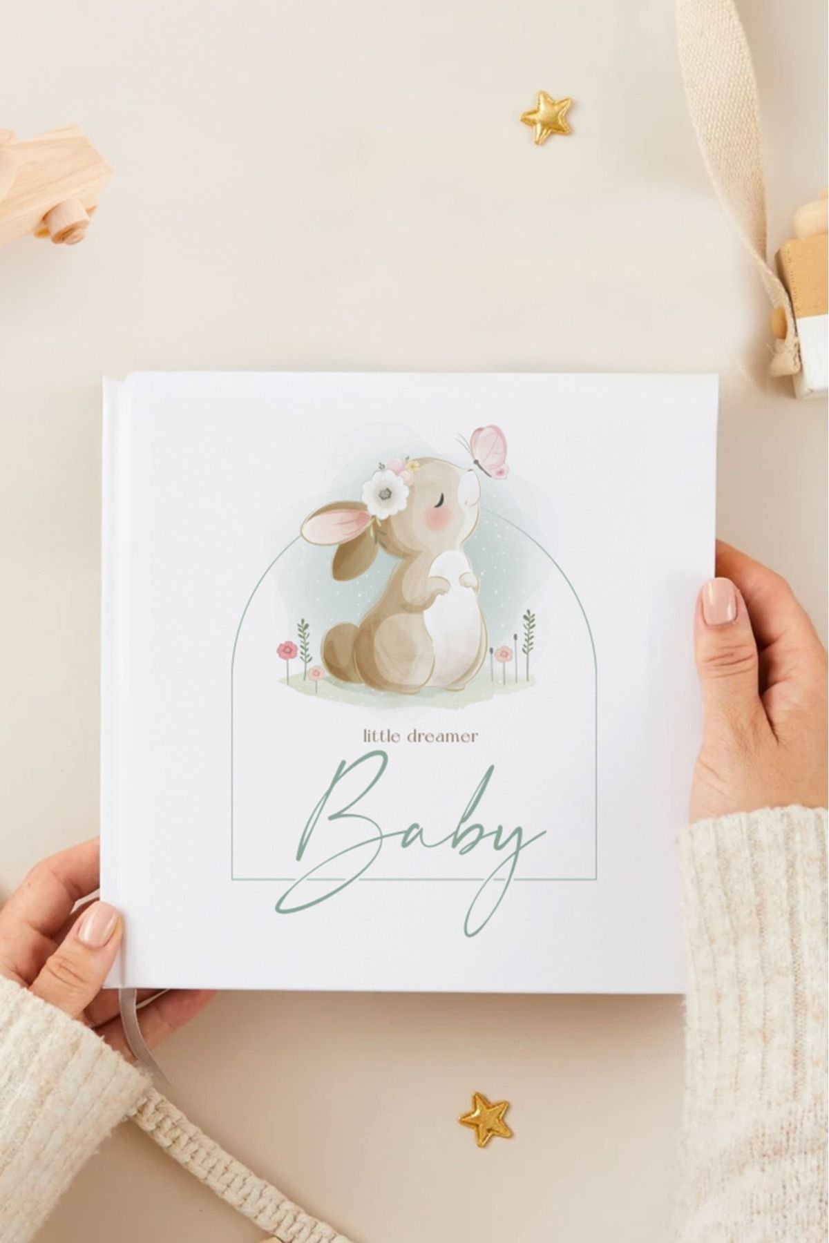 Pera Wedding Bebek Günlüğü Anı Defteri 21cm x 21cm 50 Yaprak