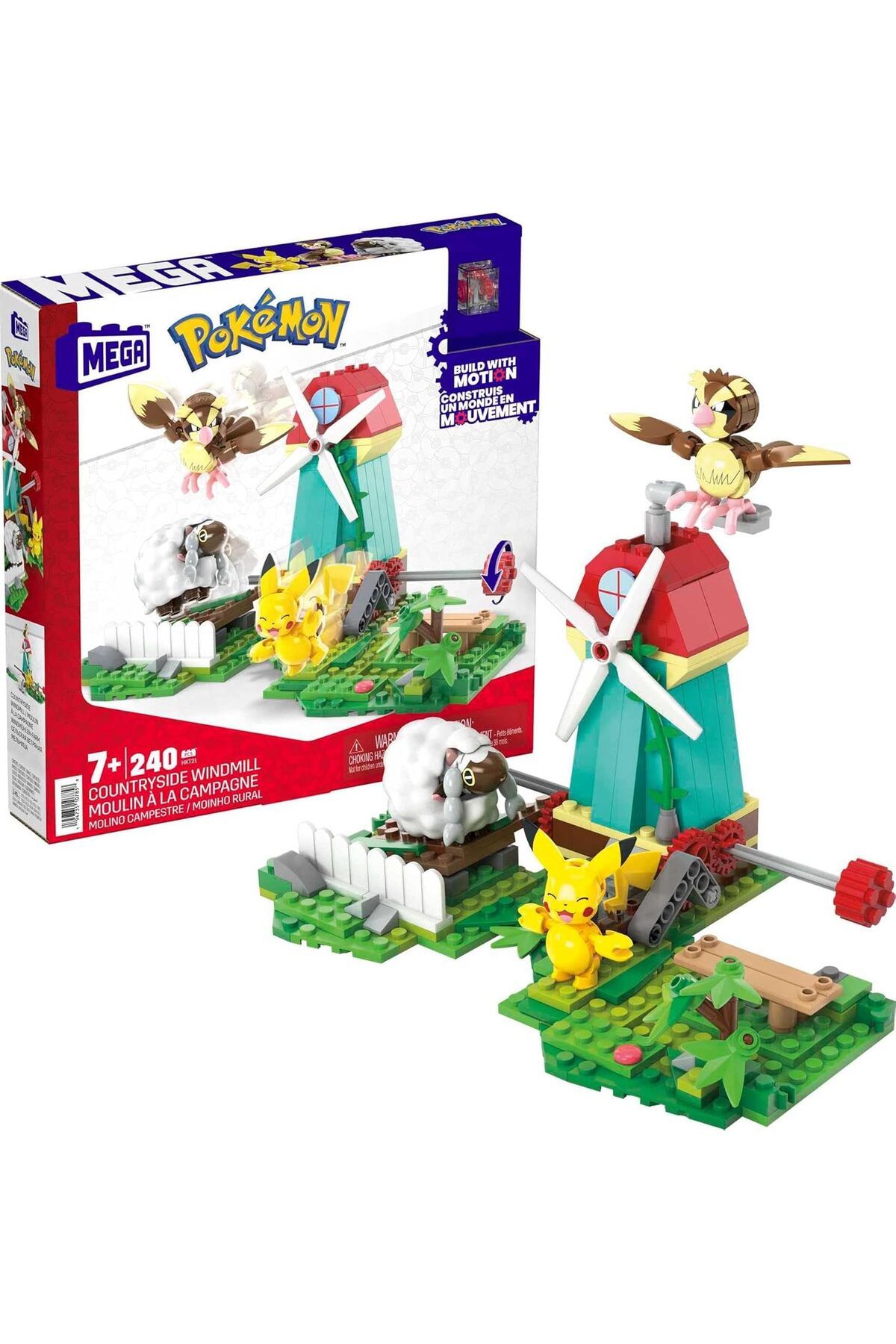mazıdağı mazzıdağ Bloks Pokémon Yel Değirmeni Kasabası Seti, Çok Renkli new store 1133631