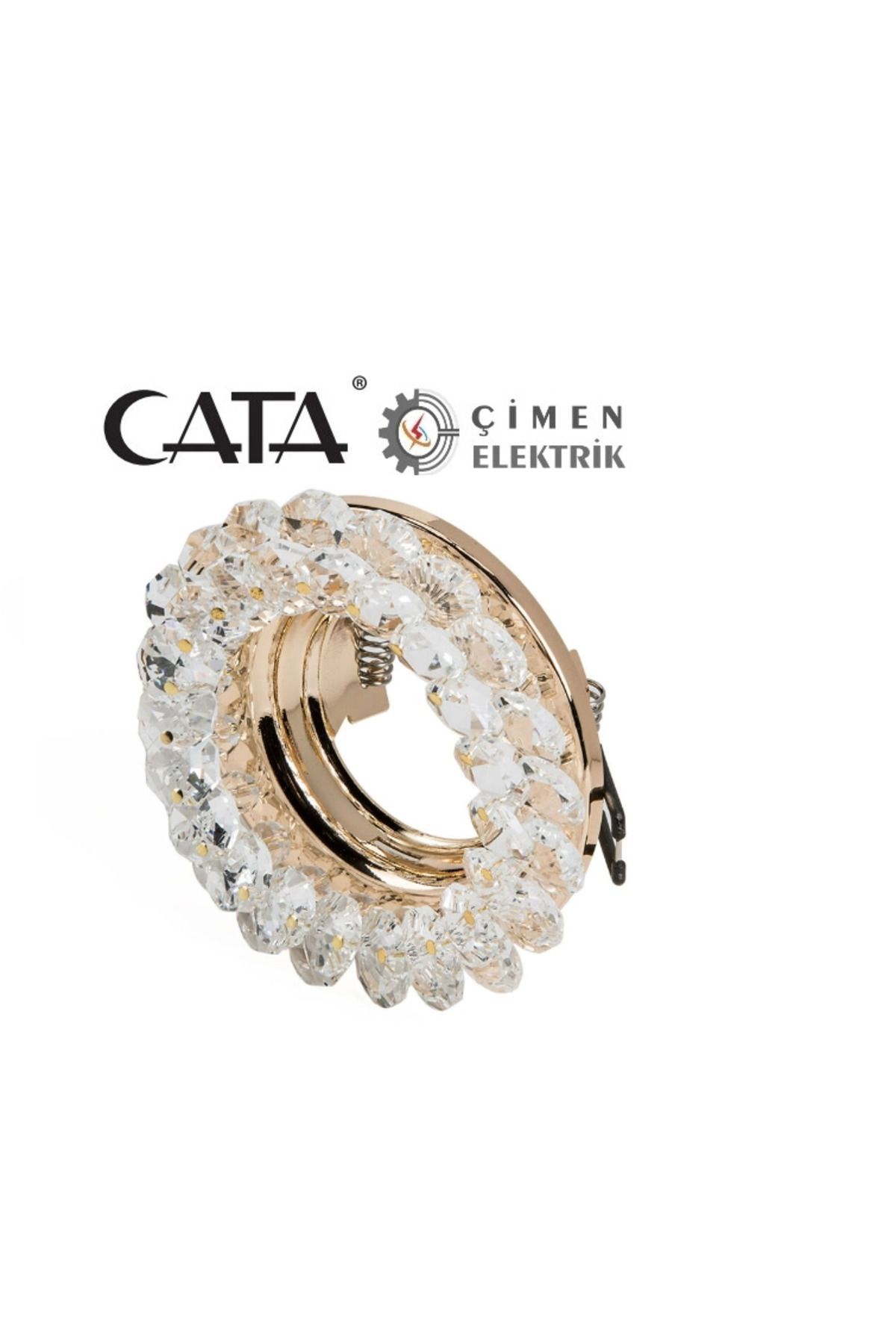 feifei CATA CT 6596 Papatya Kristal Cam Spot Kasası