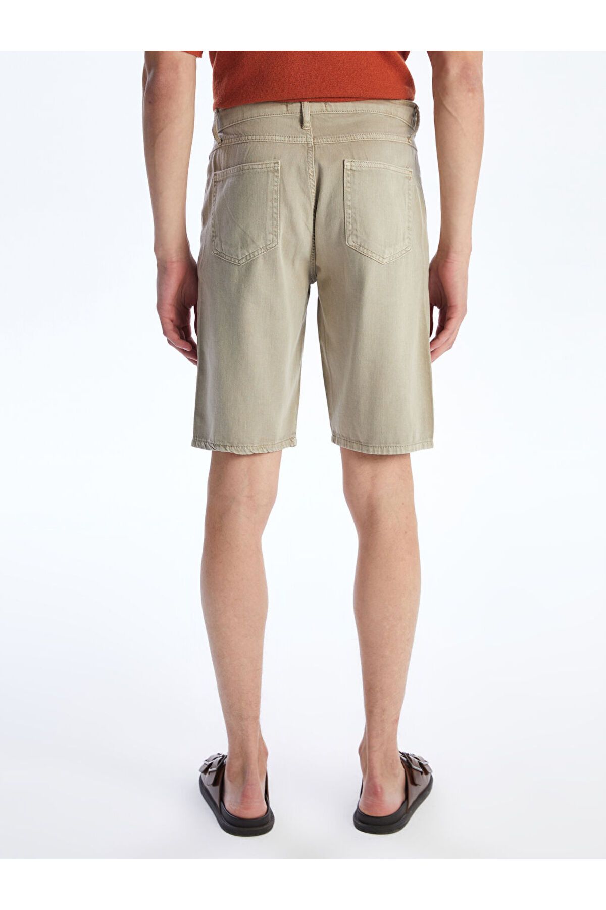 LC Waikiki-Ανδρικό τζιν σορτς Standard Fit 4