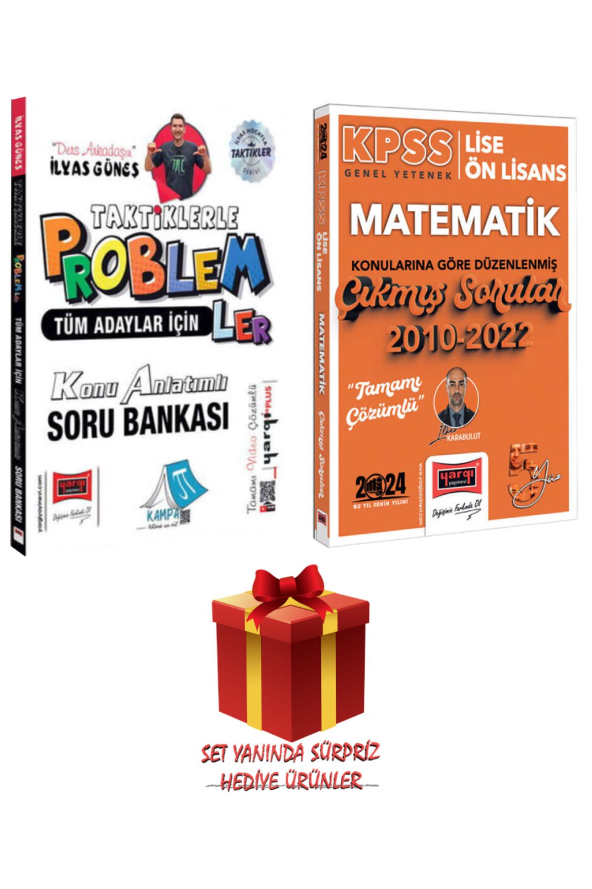 Yargı Yayınları İlyas Güneş |Tüm Adaylar Taktiklerle Problemler Konu Anlatımlı Soru Bankası+Matematik Çıkmış Sorular