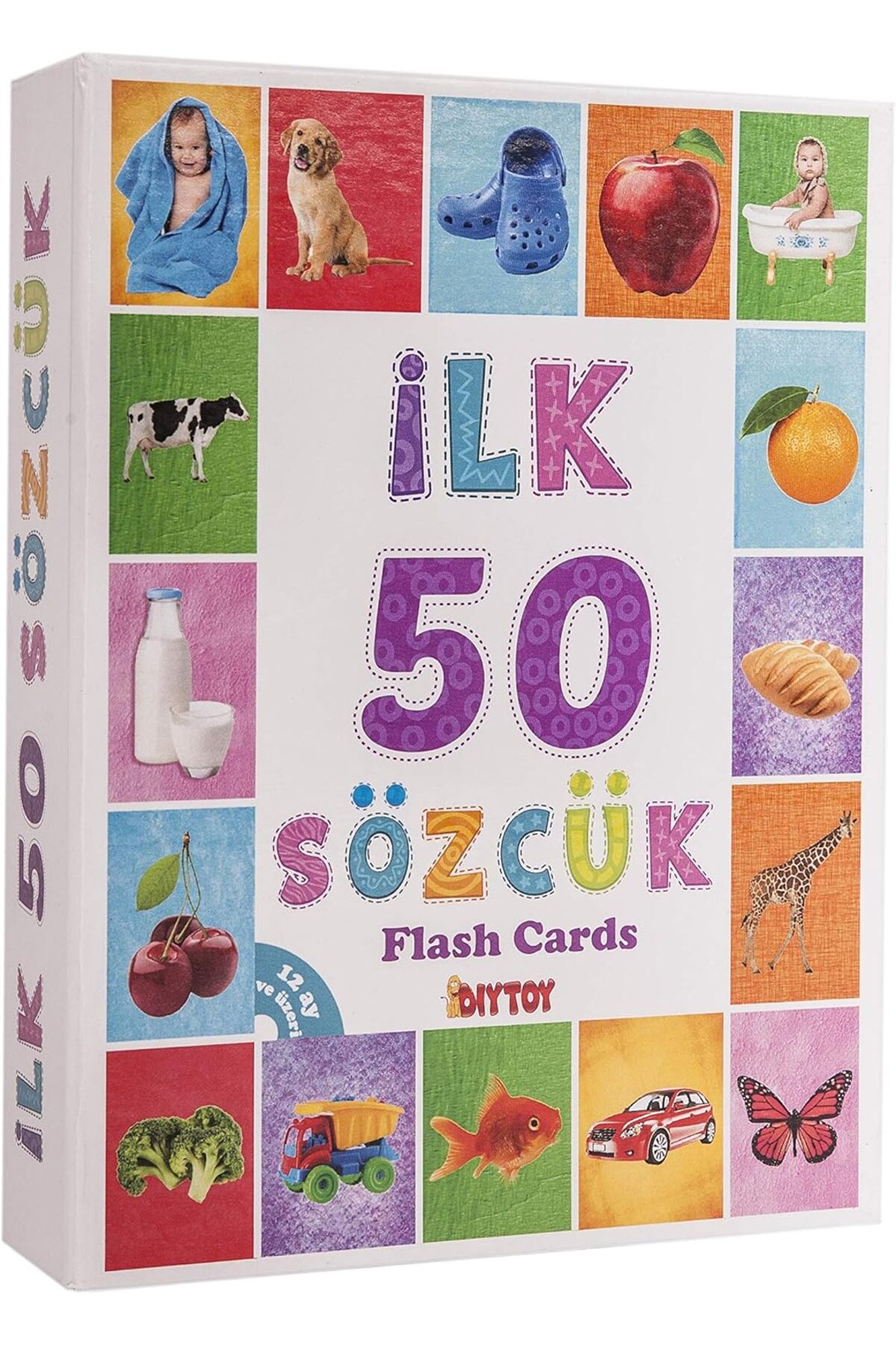 scntoys Eğitici Hafıza Kartları İlk 50 Sözcük Kelime Zeka Kartları - Bebekler İçin Eğlenceli Aktivite Set fotoğrafı 2 (önizleme)