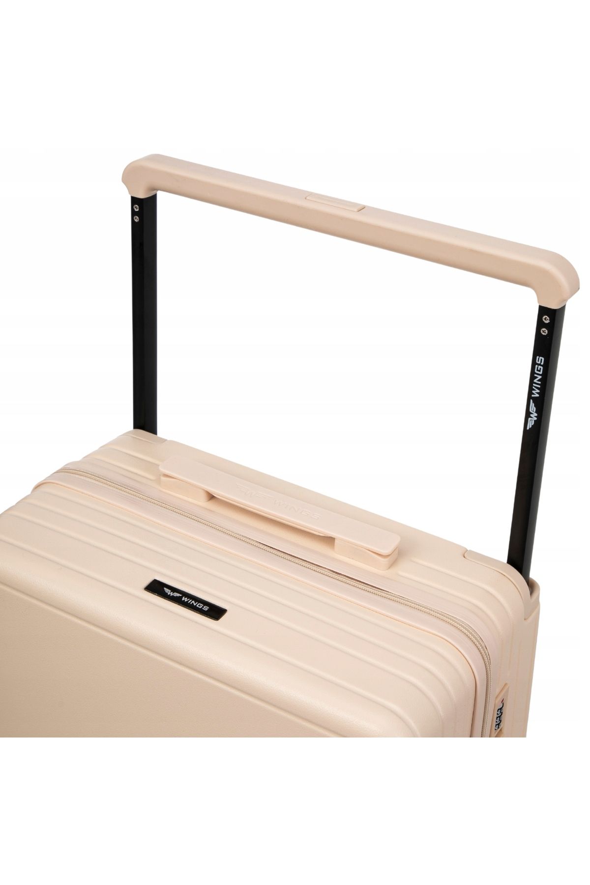 World Of Wings-Wings BUNTING Large Hard Shell Suitcase - Blue TSA LOCK 9