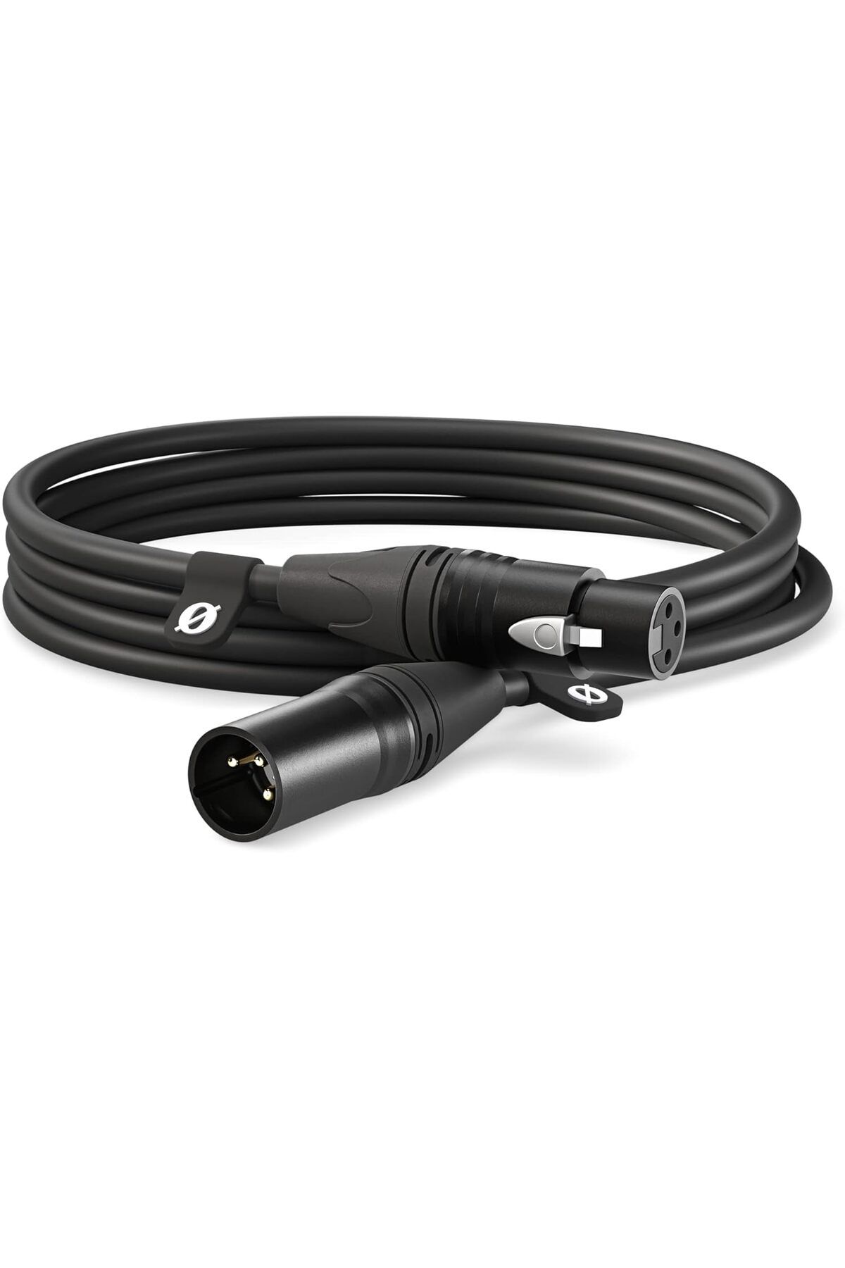 MEGOBİNE WHERE XLR-3 Premium XLR Kablo (3 m, Siyah) ZTML SYFT 1139610