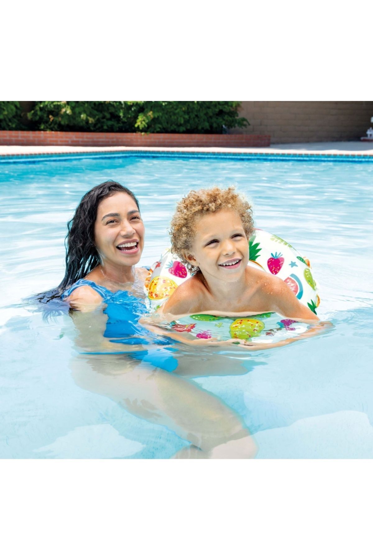 Intex Deniz Havuz Can Simiti 51 Cm 3-6 Yaş Meyve Deseni Basklı