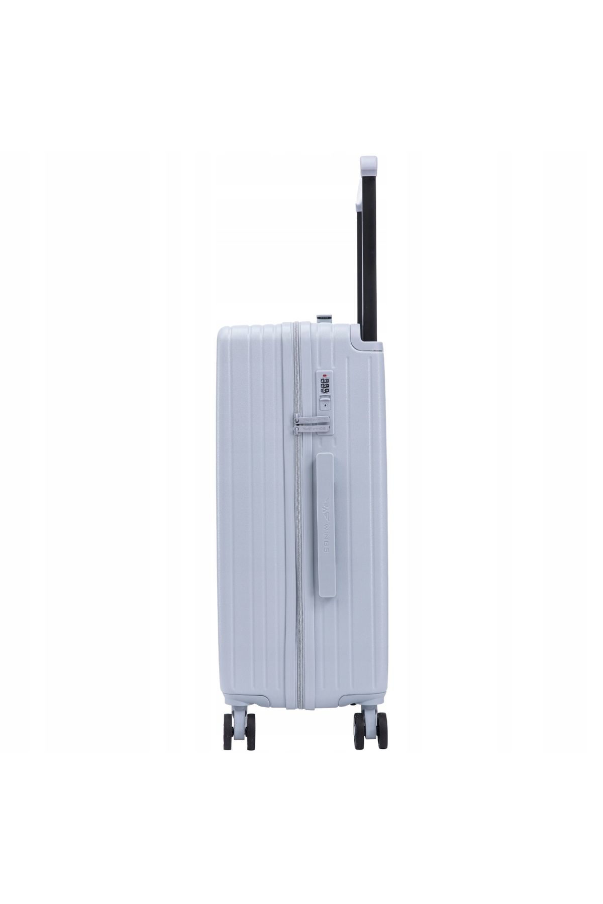 World Of Wings-Wings BUNTING Large Hard Shell Suitcase - Blue TSA LOCK 3
