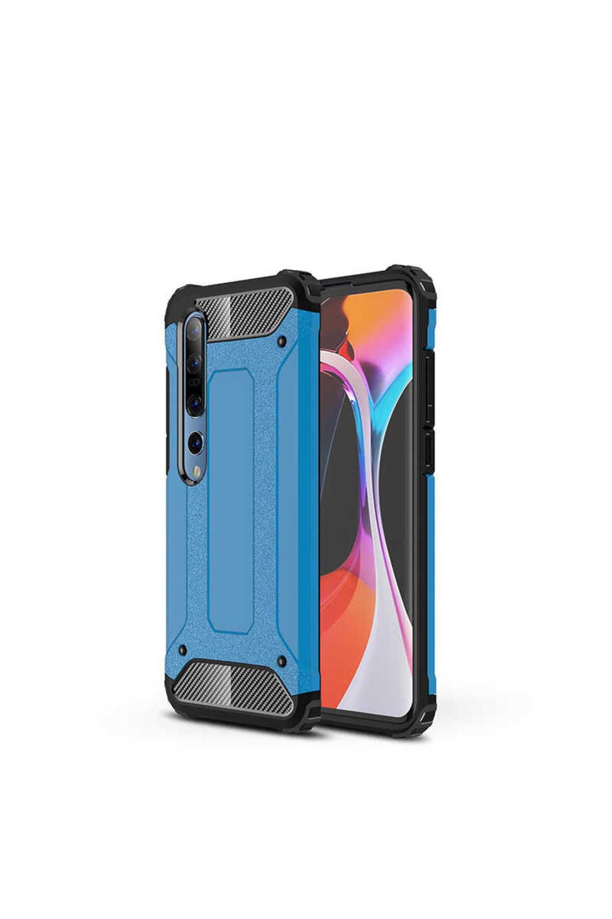 halkhouse Xiaomi Mi 10 Kılıf Zırh Tank Sert Korumalı Silikon Crash Silikon Kapak