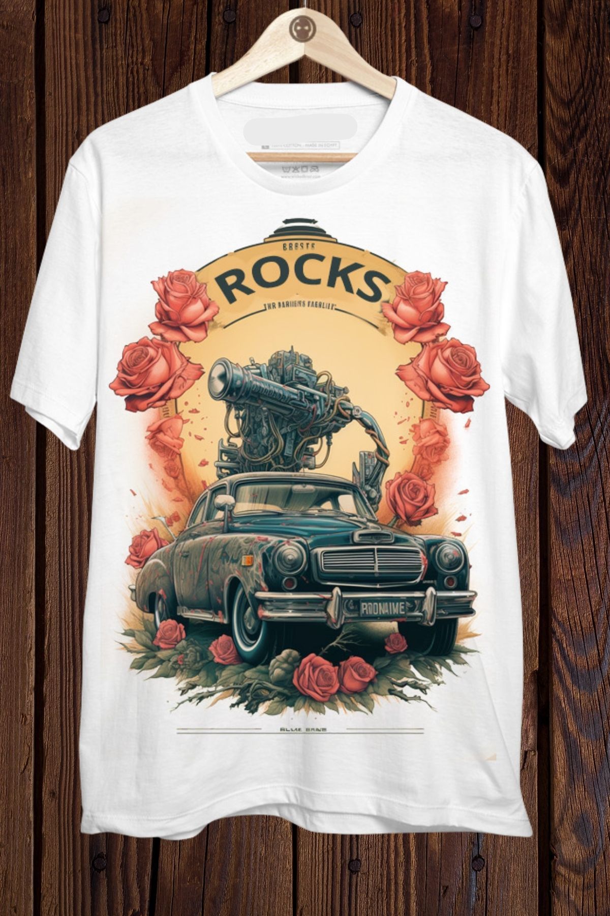 Wish BF Rocks Baskılı Oversize T-shirt