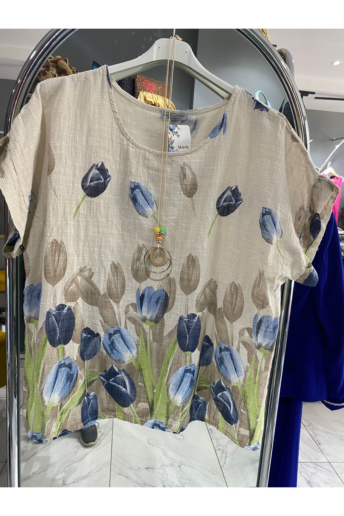 MODA Keten bluz
