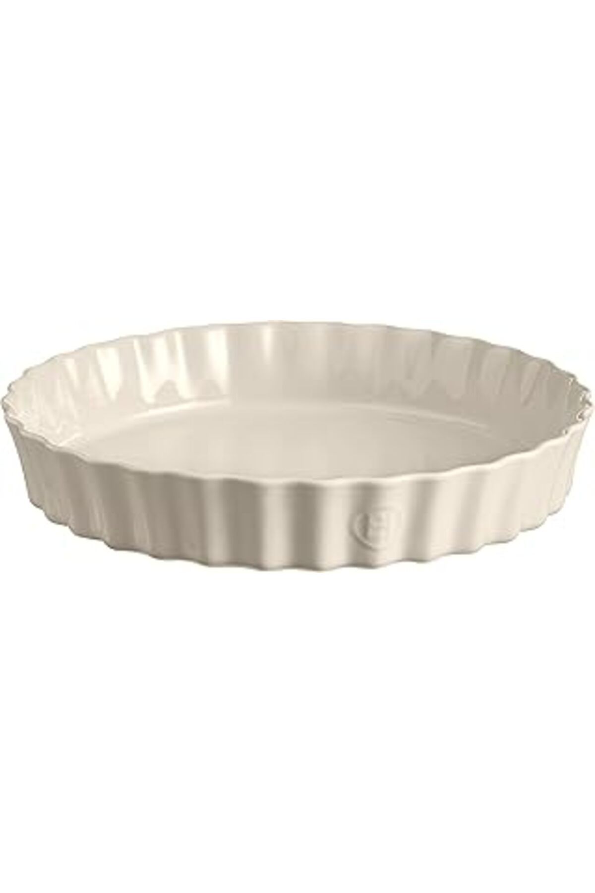 Pazarcan Emile Henry Tart-Börek-Flan Kabı Yuvarlak 32 Cm Ekru/Clay
