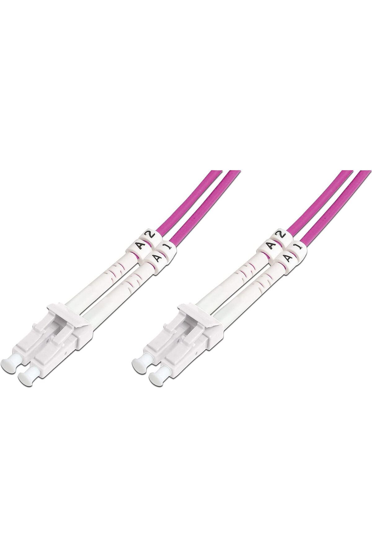 KDROĞLU plamystical LC-LC Fiber Optik Patch Kablo, Multimode OM 4 50/125 Duplex, 3.0mm, LSZH, 50 metre newin