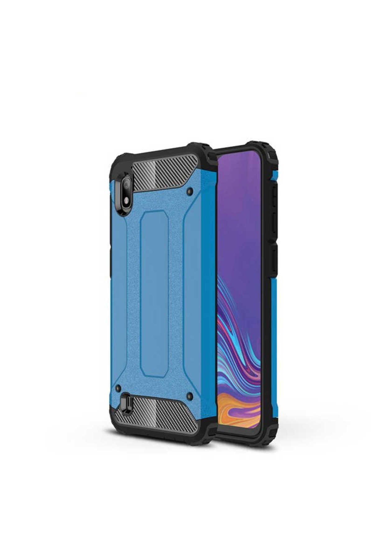 halkhouse Galaxy A10 Kılıf Zırh Tank Sert Korumalı Silikon Crash Silikon Kapak
