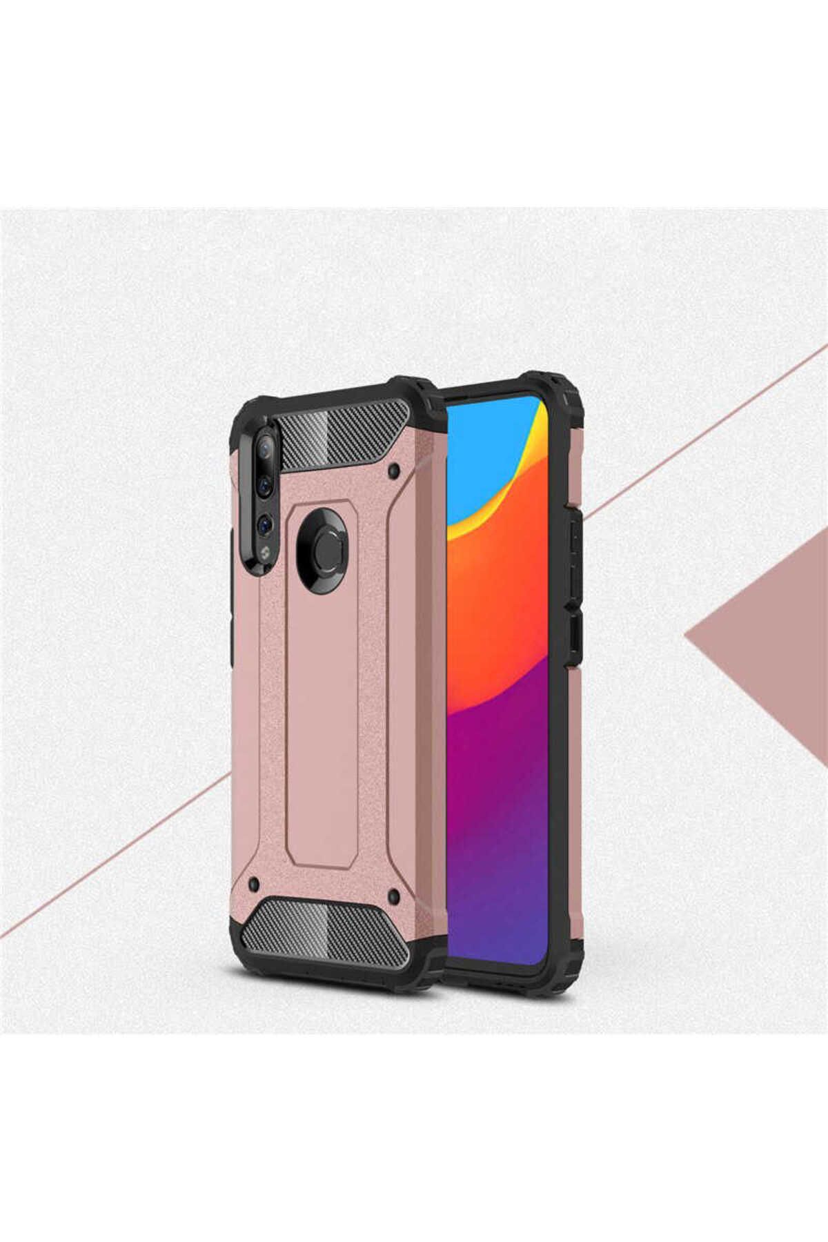 halkhouse Huawei Y9 Prime 2019 Kılıf Zırh Tank Sert Korumalı Silikon Crash Silikon Kapak