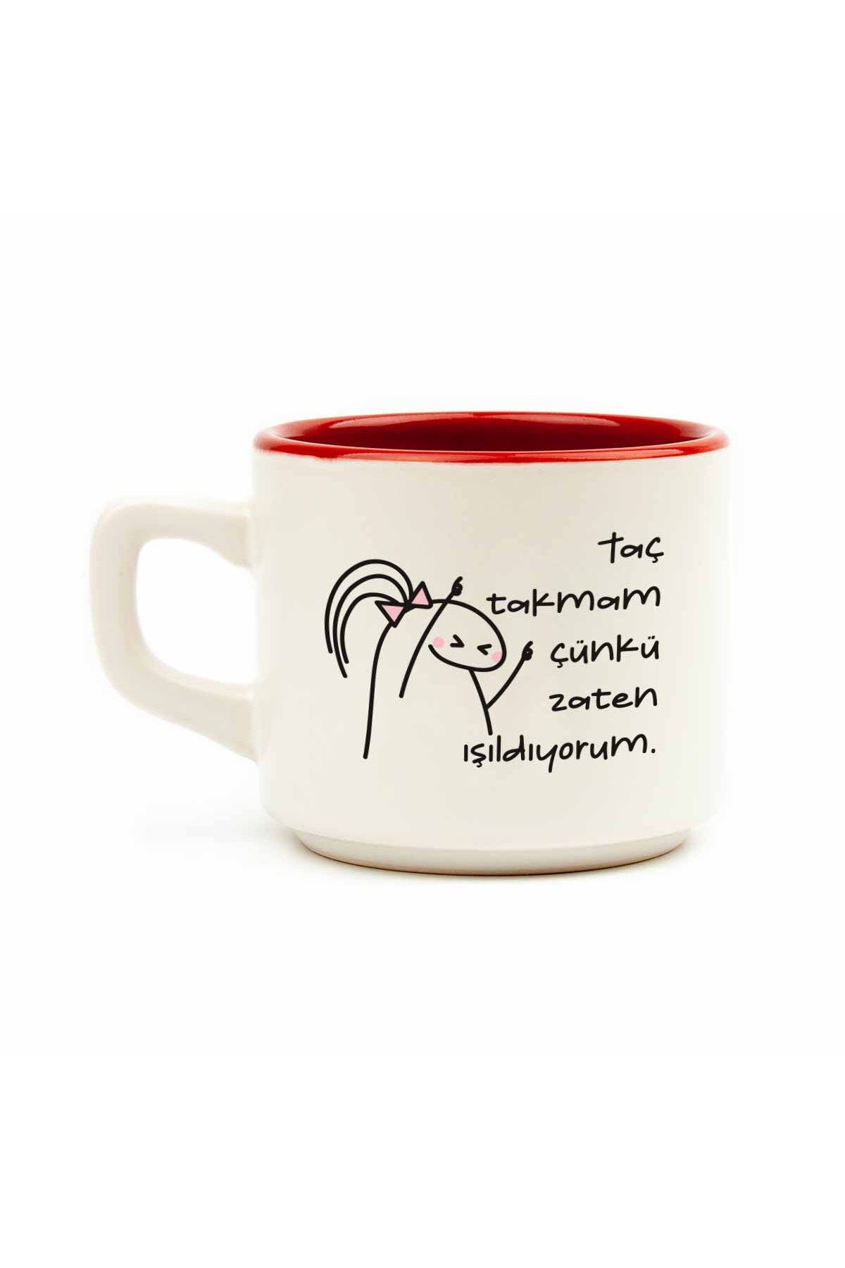 PALTO TASARIM Taç Takmam Çünkü Zaten Işıldıyorum. Venüs Kupa - Hediyelik Kupa Fincan Mug