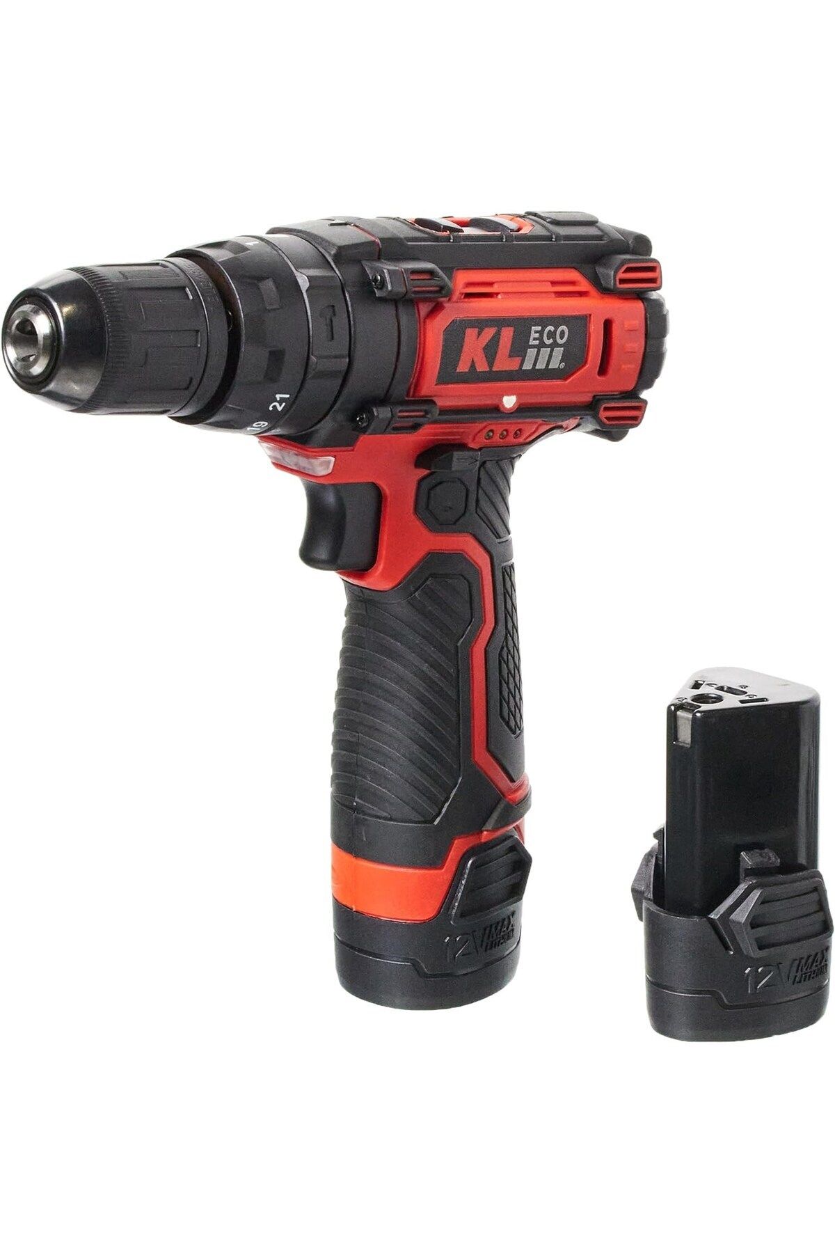 Elioure 12V 2.0A Li-ion Şarjlı Darbeli Vidalama ve Matkap, Çift Akülü, Çantalı
