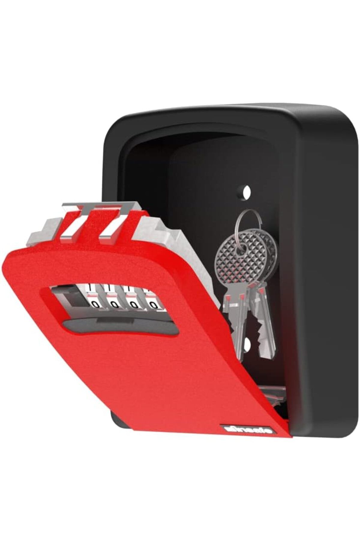 mazıdağı mazzıdağ ISC803KEY Şifreli Çelik Kasa, Anahtar Kasası, Anahtar Dolabı, Kırmızı new store 11