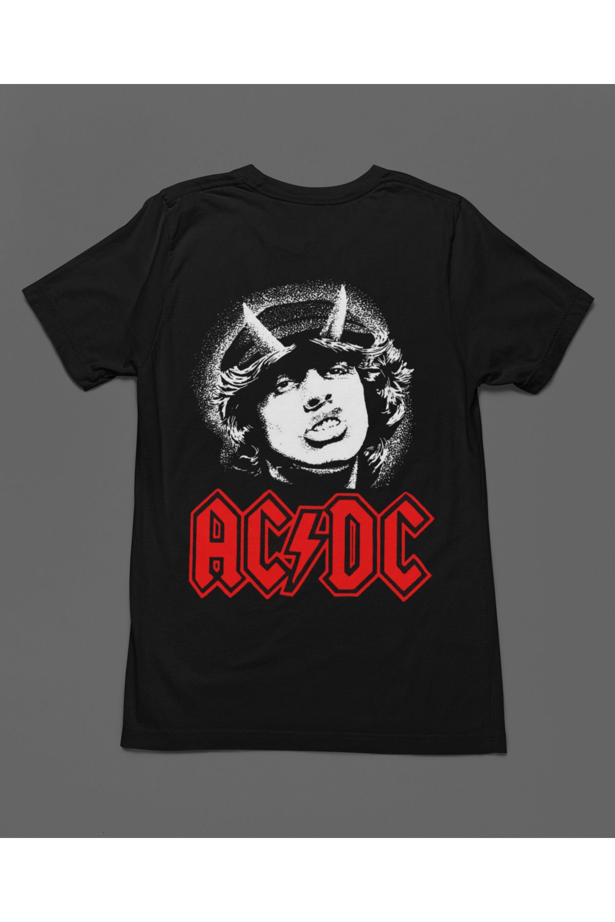 Bumeta Rock n Horns ADDC Rock Müzik Grup Unisex Tişört T-Shirt