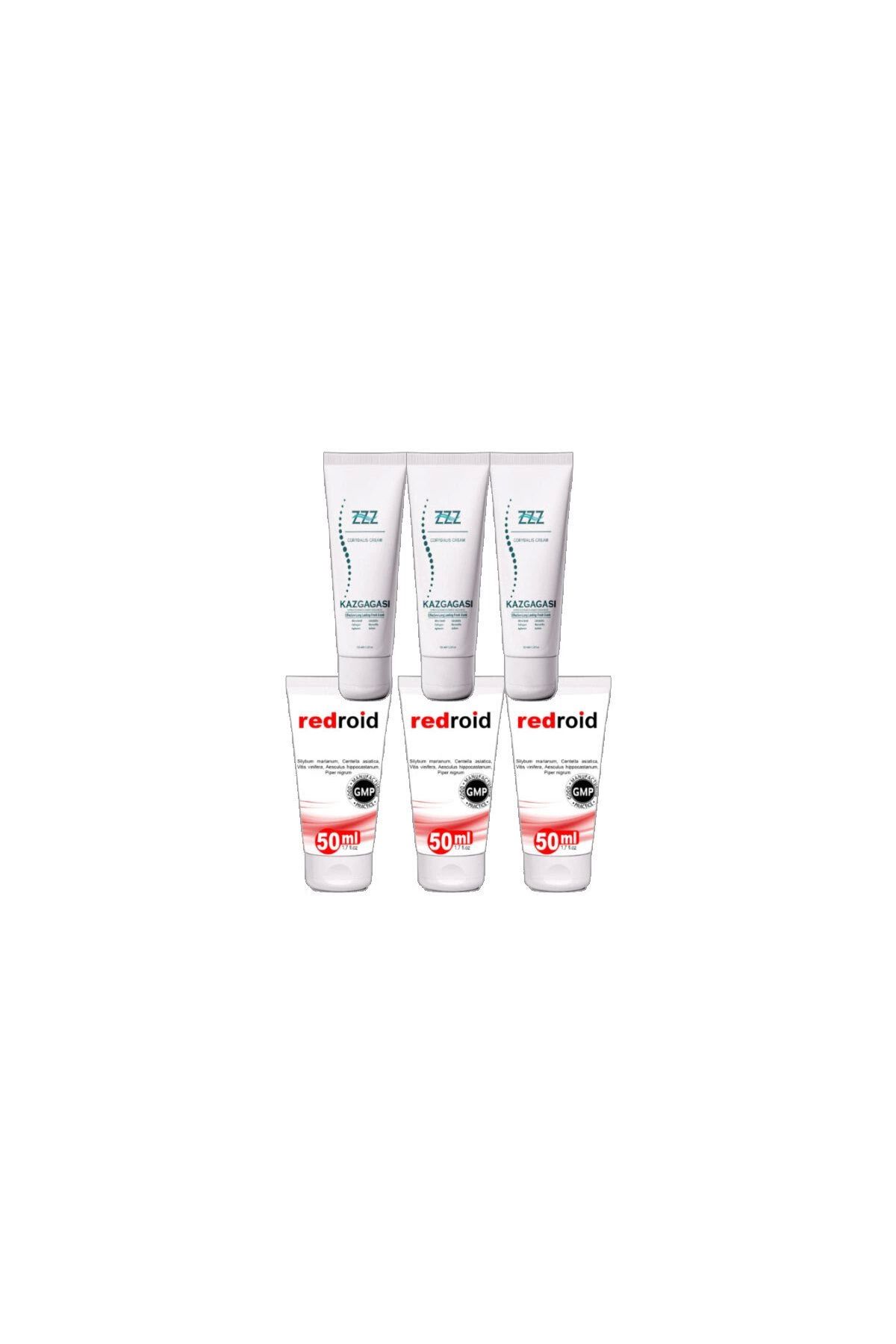Modafiks Kaz Gagası Kremi 3x100 ml Kas İskelet Sızılarına +Redroid Hemer.oid için Krem 3x50 ml