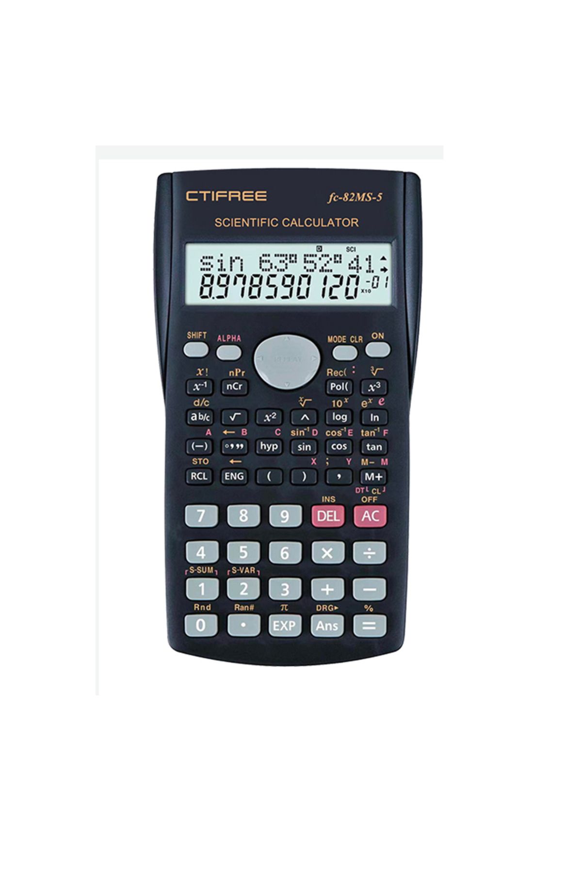 Choice-FC-82MS-5 Scientific Calculator - Exam-Ready, Multifunctional, Large Display - Portable & Durable fo 8