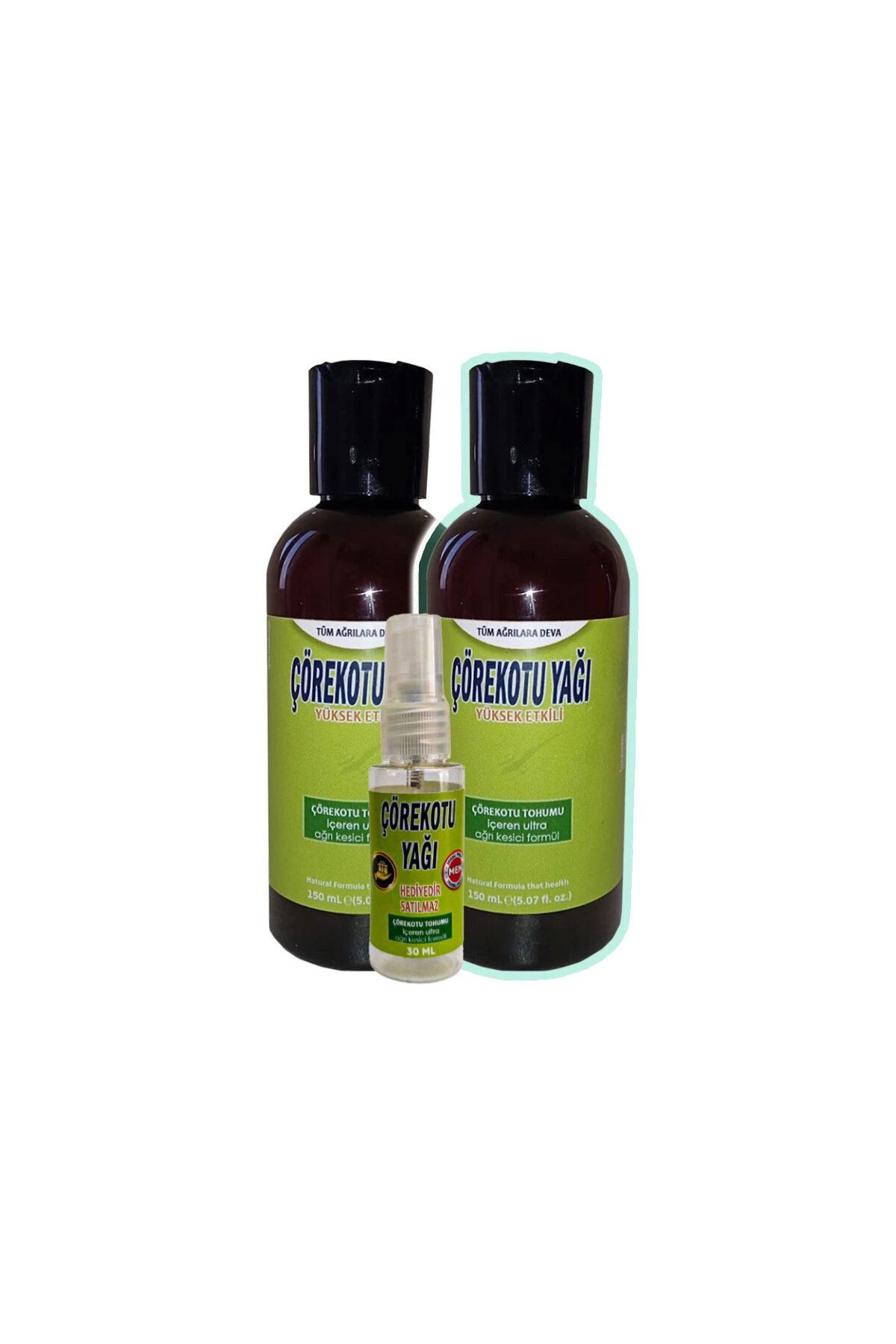 Modafiks Çörek Otu Ağrı Dindirici Masaj Bakım Yağı 2x150 Ml+çörek Otu 30 Ml Yağ İle