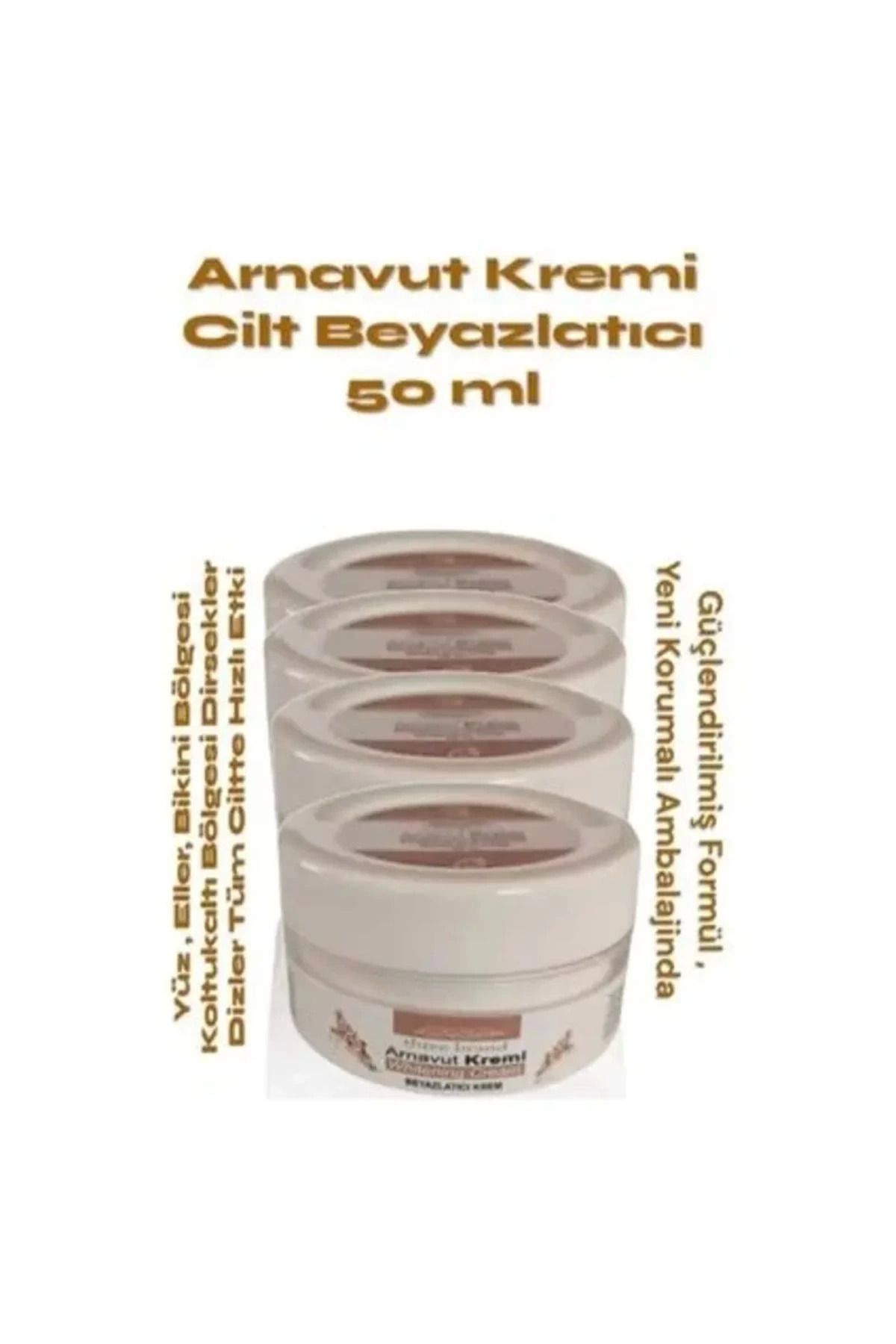 Modafiks Whitening Cream Arnavut Kremi 50ml Aklık Kremi Beyazlatıcı Krem X 2 ADET
