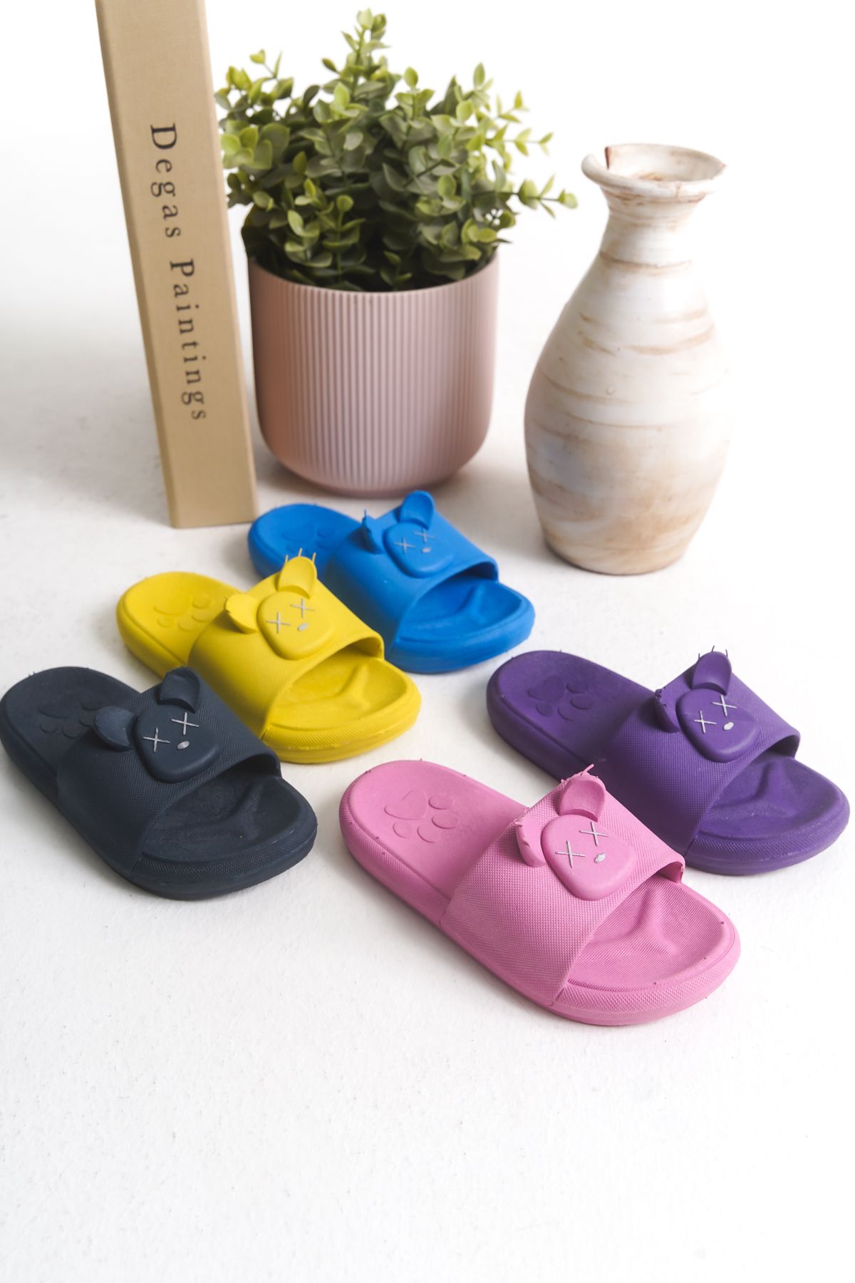 JAKJOUR-Girl's Slippers Lilac Non-Slip Sole Animal Figured Daily Comfortable Useful Sports 5