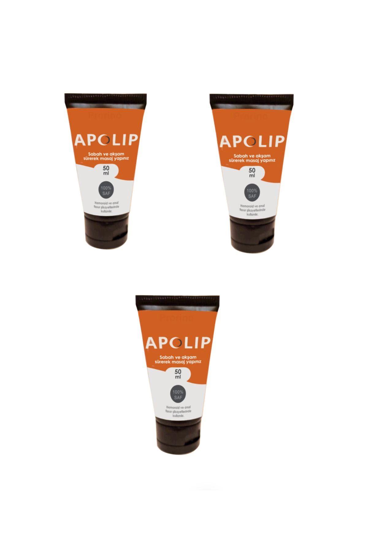 Modafiks Apolip Kremi 50ml 3 Adet / Apolip Hemorrhoid Cream 50ml 3 Pieces