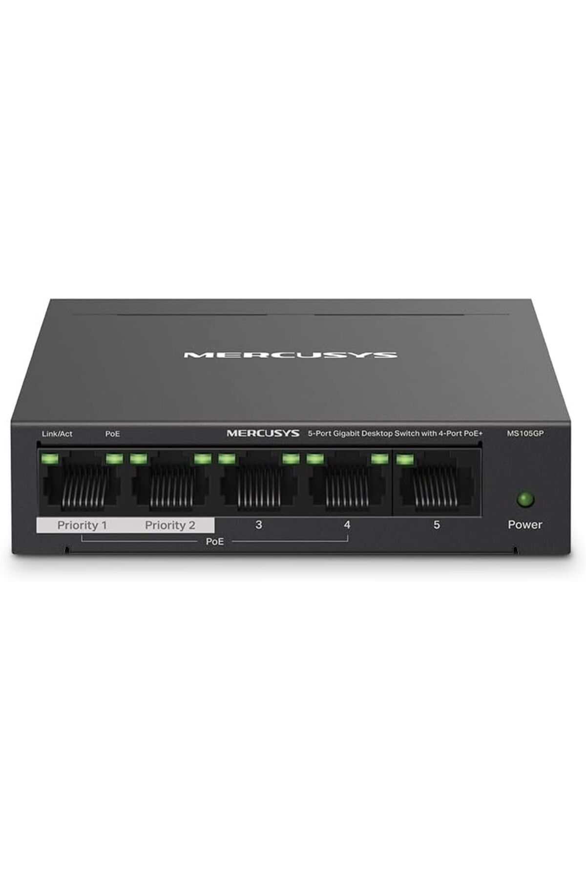 mazıdağı mazzıdağ MS105, 5-Port Gigabit Desktop Switch with 4-Port PoE+ new store 1133631